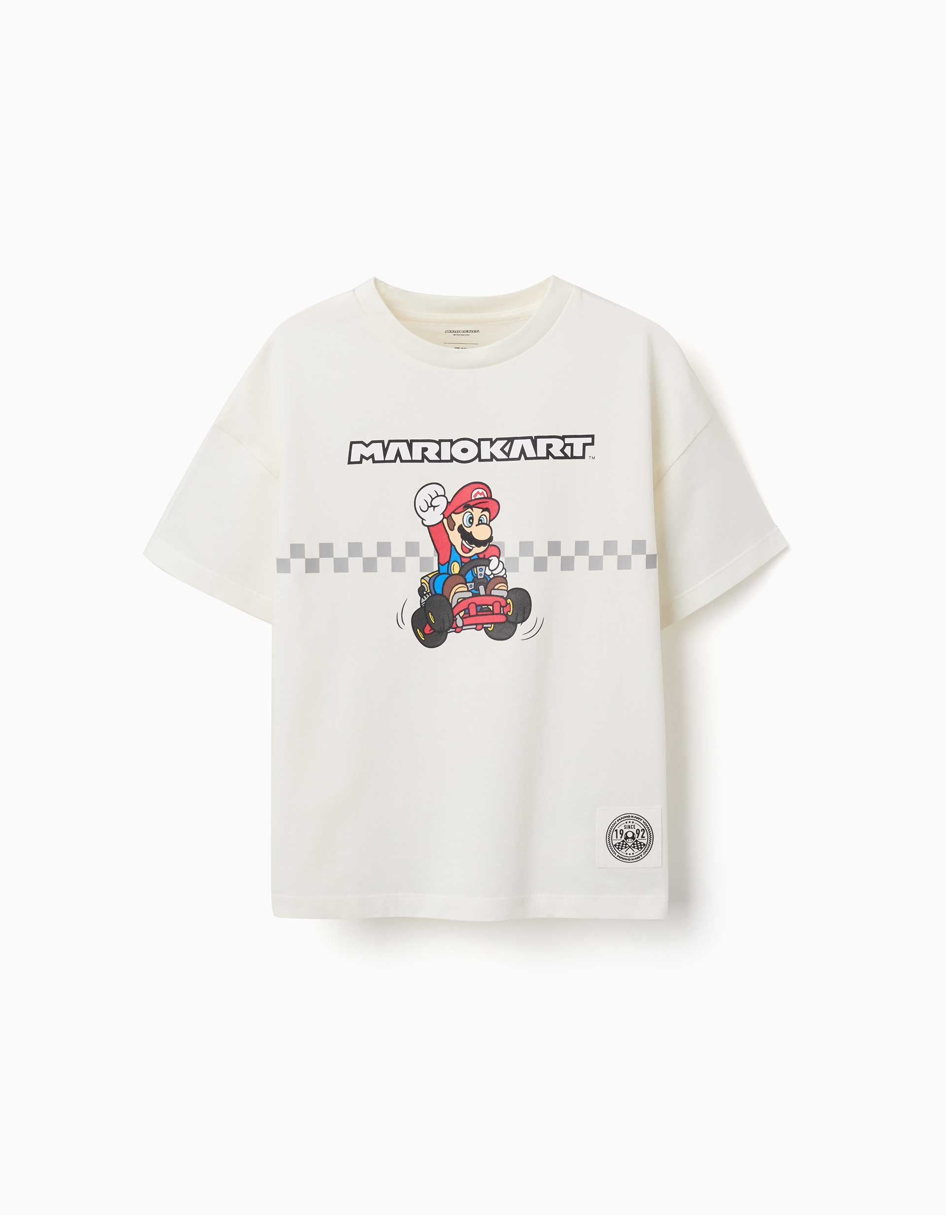 T-shirt en coton avec imprimé Mario Kart, ZIPPY