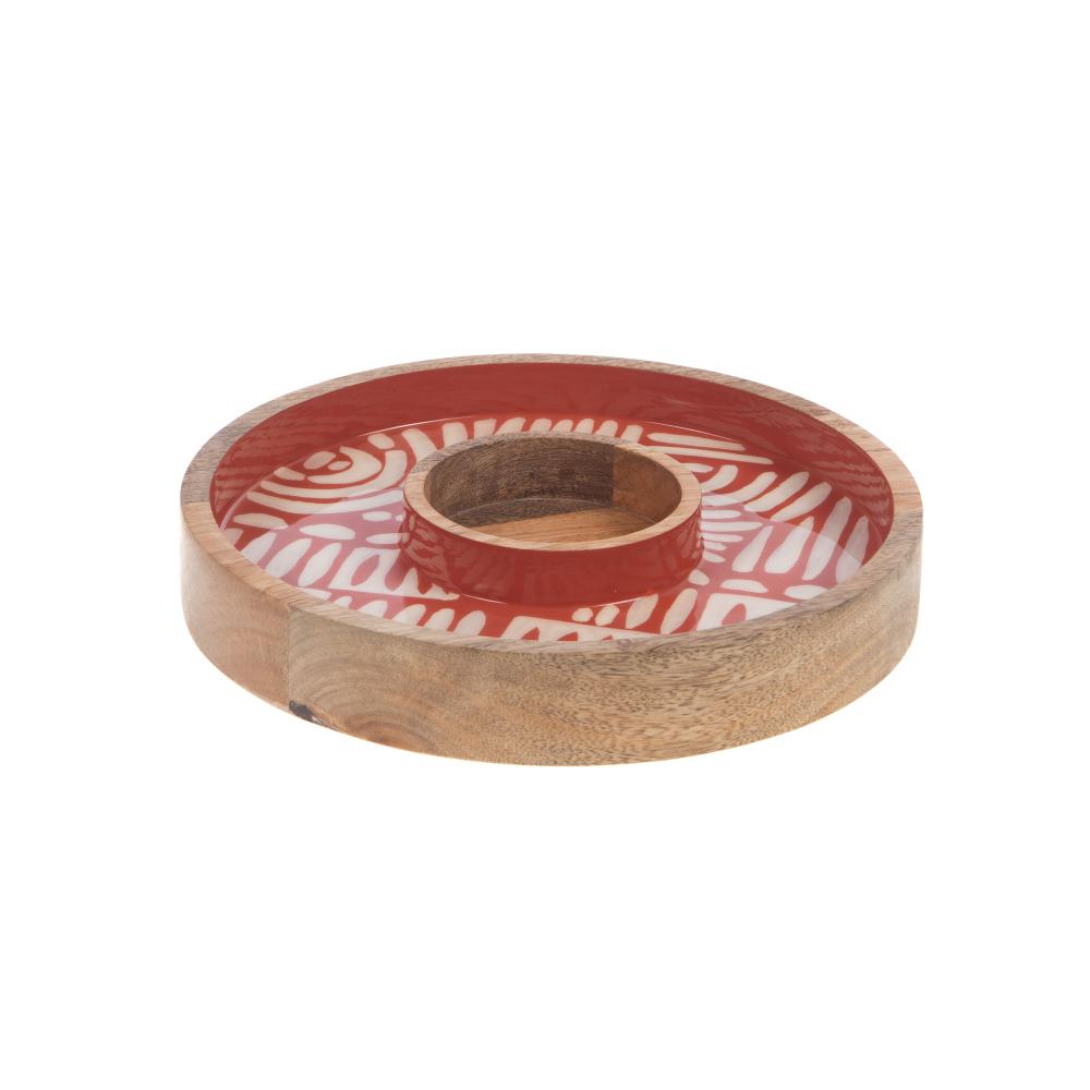 Plat apéritif rond Abel 25 cm, AMADEUS