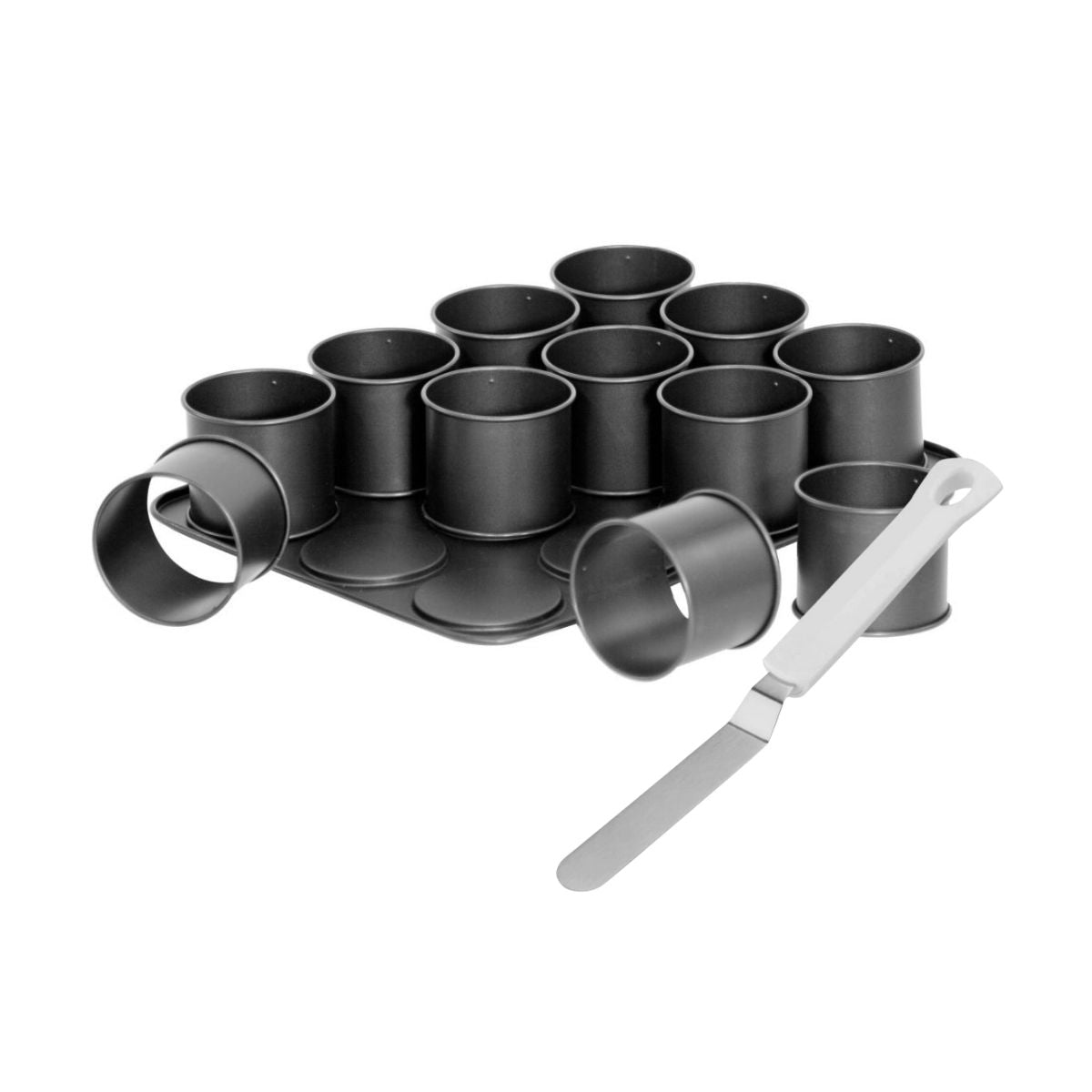 Plaque à pâtisserie mini gâteaux et spatule, ZENKER