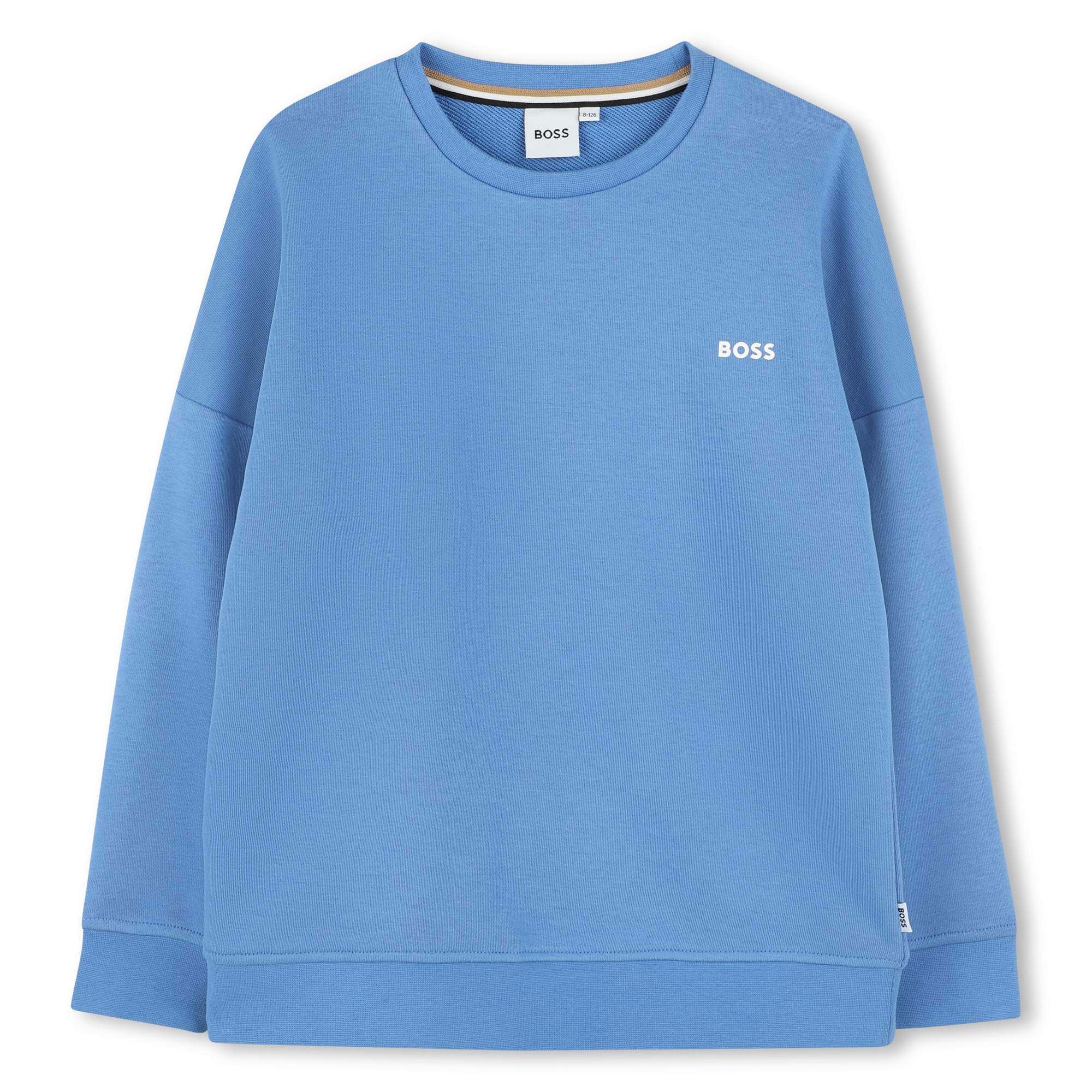 Sweat à col rond uni, BOSS KIDSWEAR