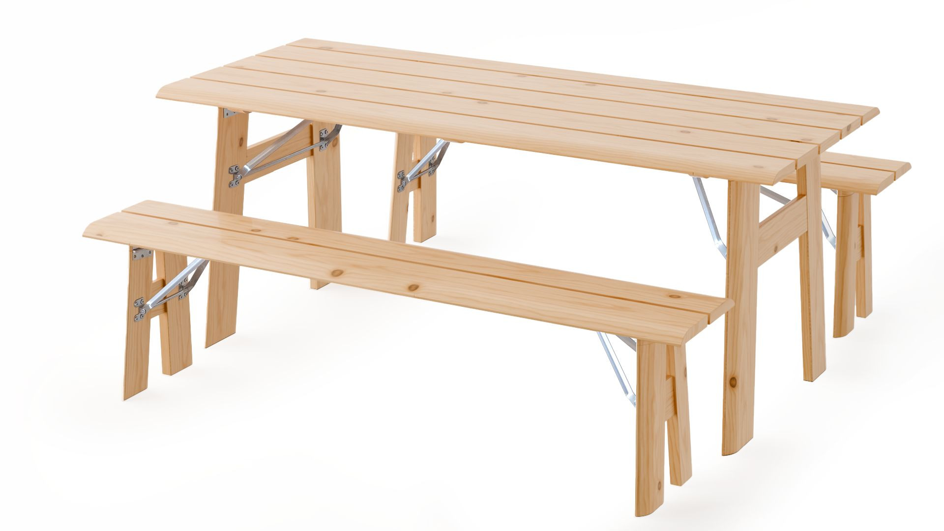 Table de jardin rectangulaire en bois, L.180 , AVENUE, ZUIVER