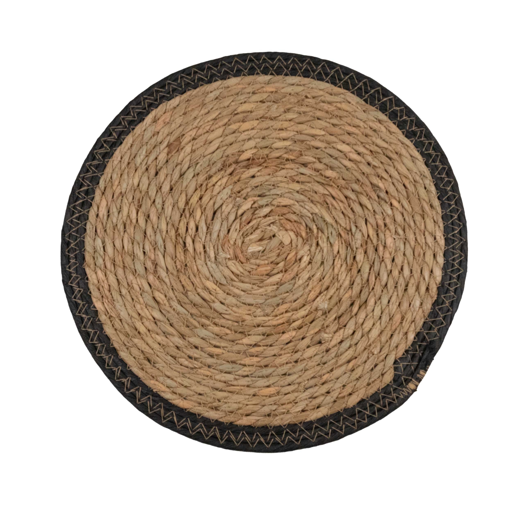 Set de table rond en jute rigide tressée, SUD ETOFFE