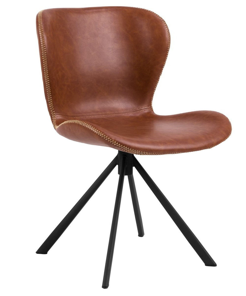 Chaise rotative en simili cuir - BOSTON, MATHI DESIGN