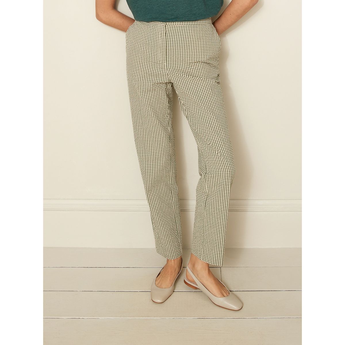 Pantalon vichy femme new arrivals