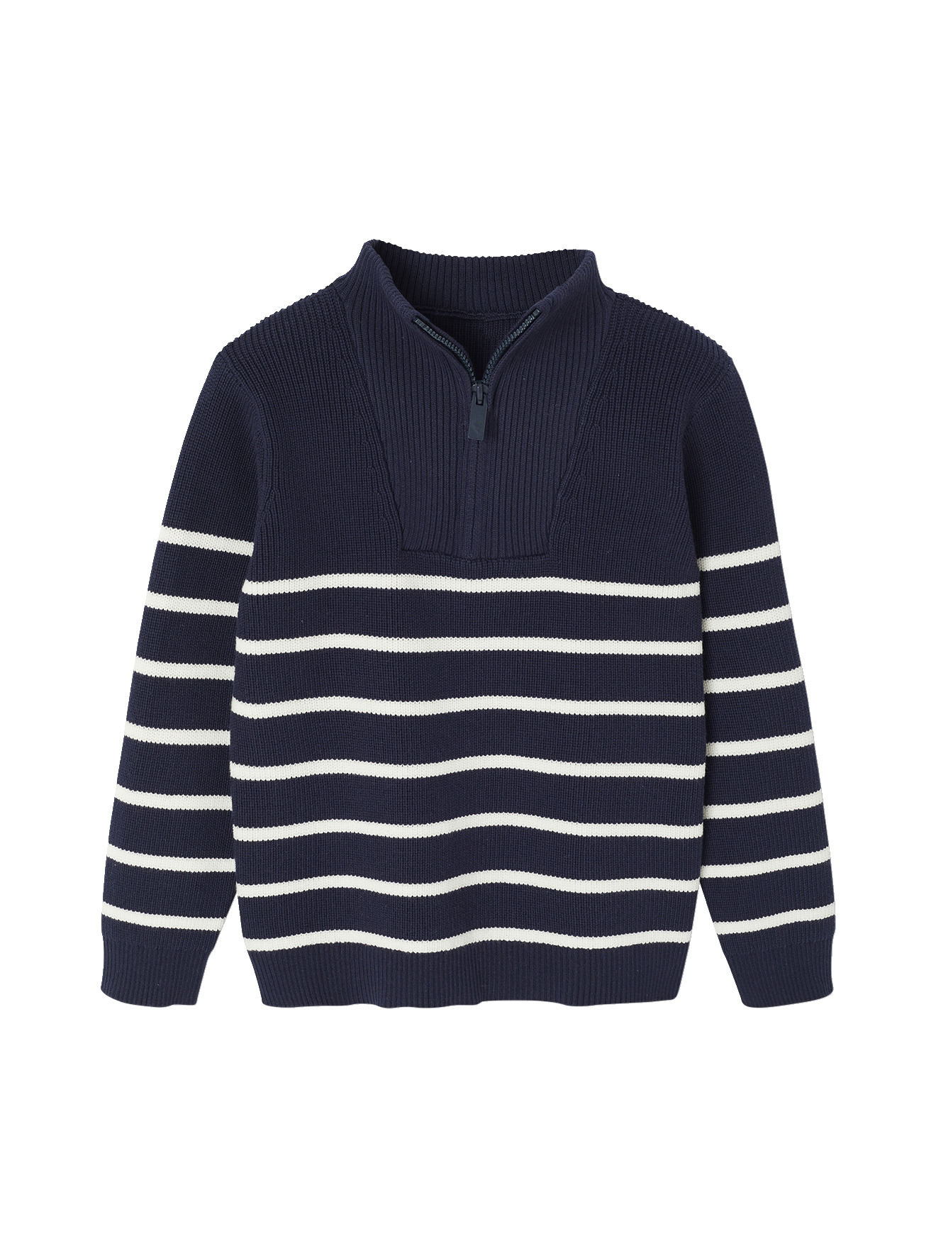 Pull camionneur rayé manches longues, VERTBAUDET