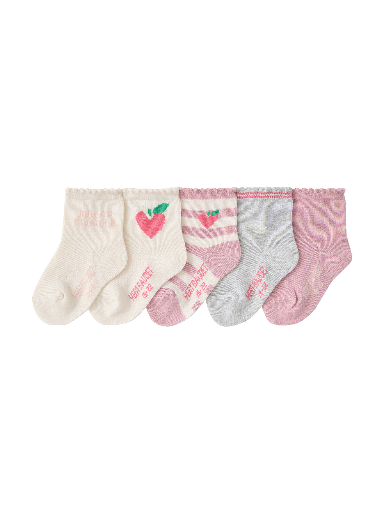 Lot de 5 chaussettes, VERTBAUDET