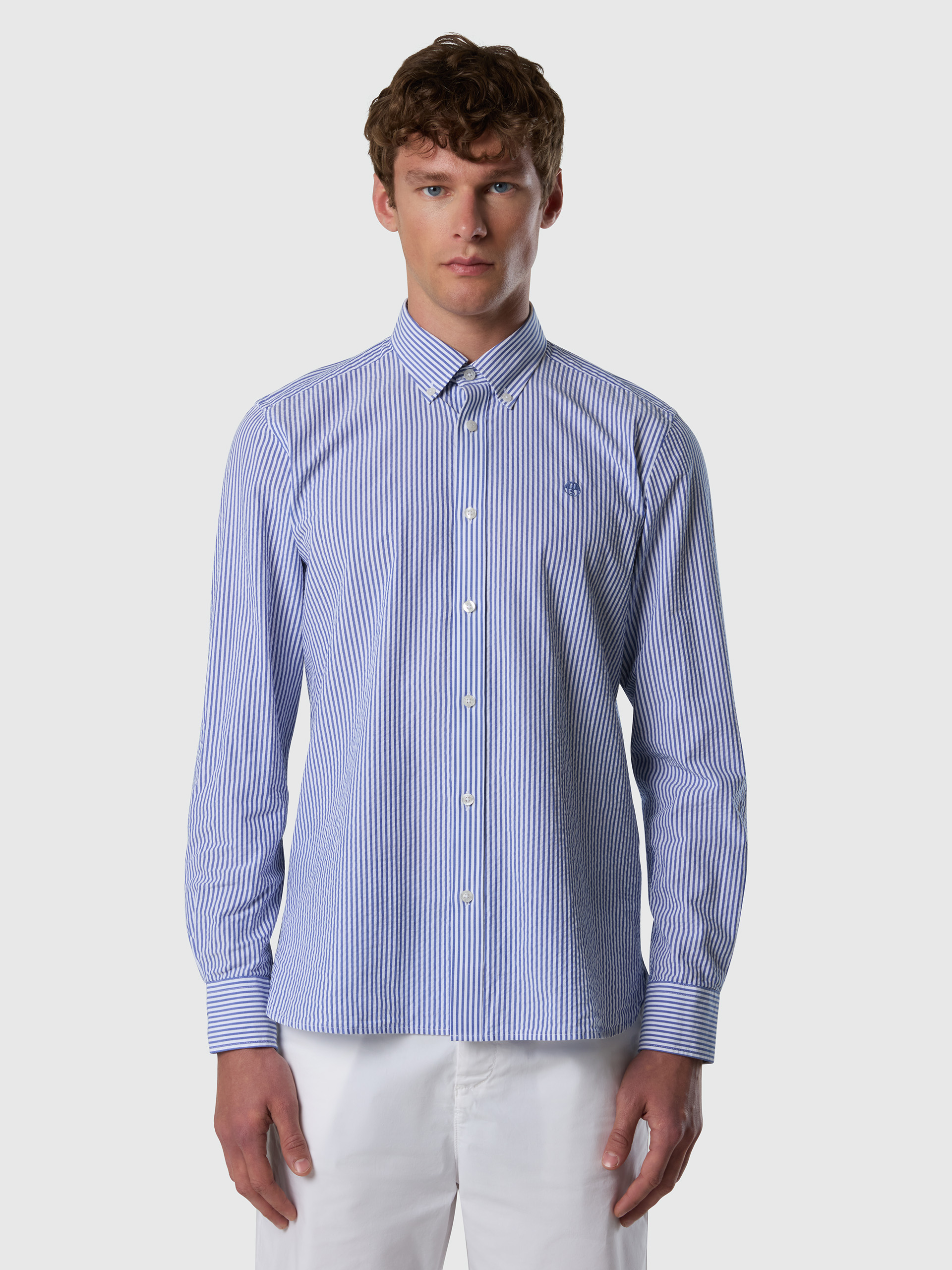 Chemise rayée seersucker, NORTH SAILS
