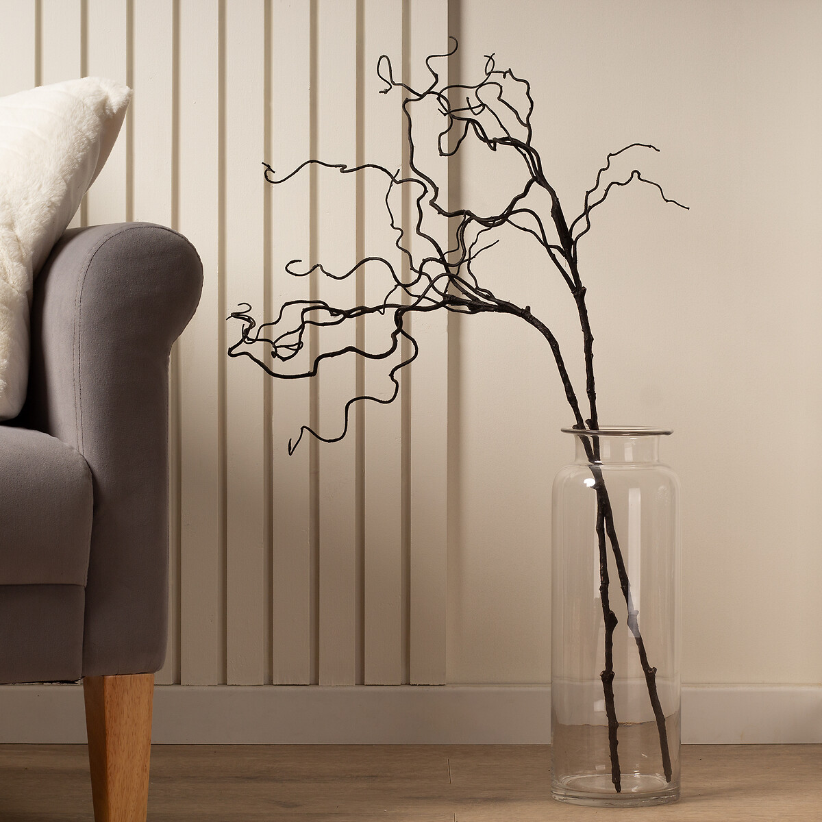Set of 2 90cm Black Faux Willow Branches, SO'HOME