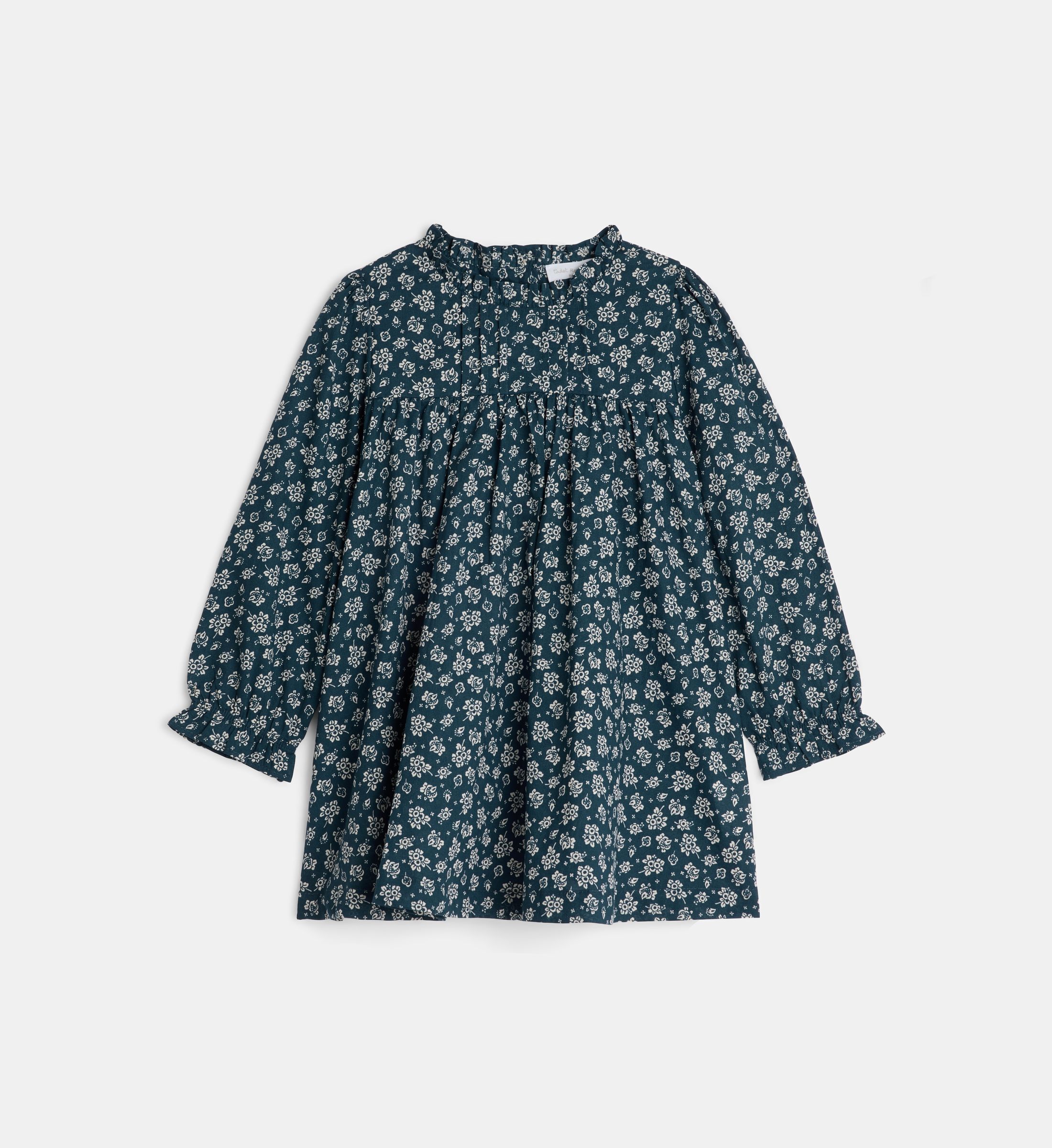 Robe évasée tulipe popeline coton bio, CADET ROUSSELLE