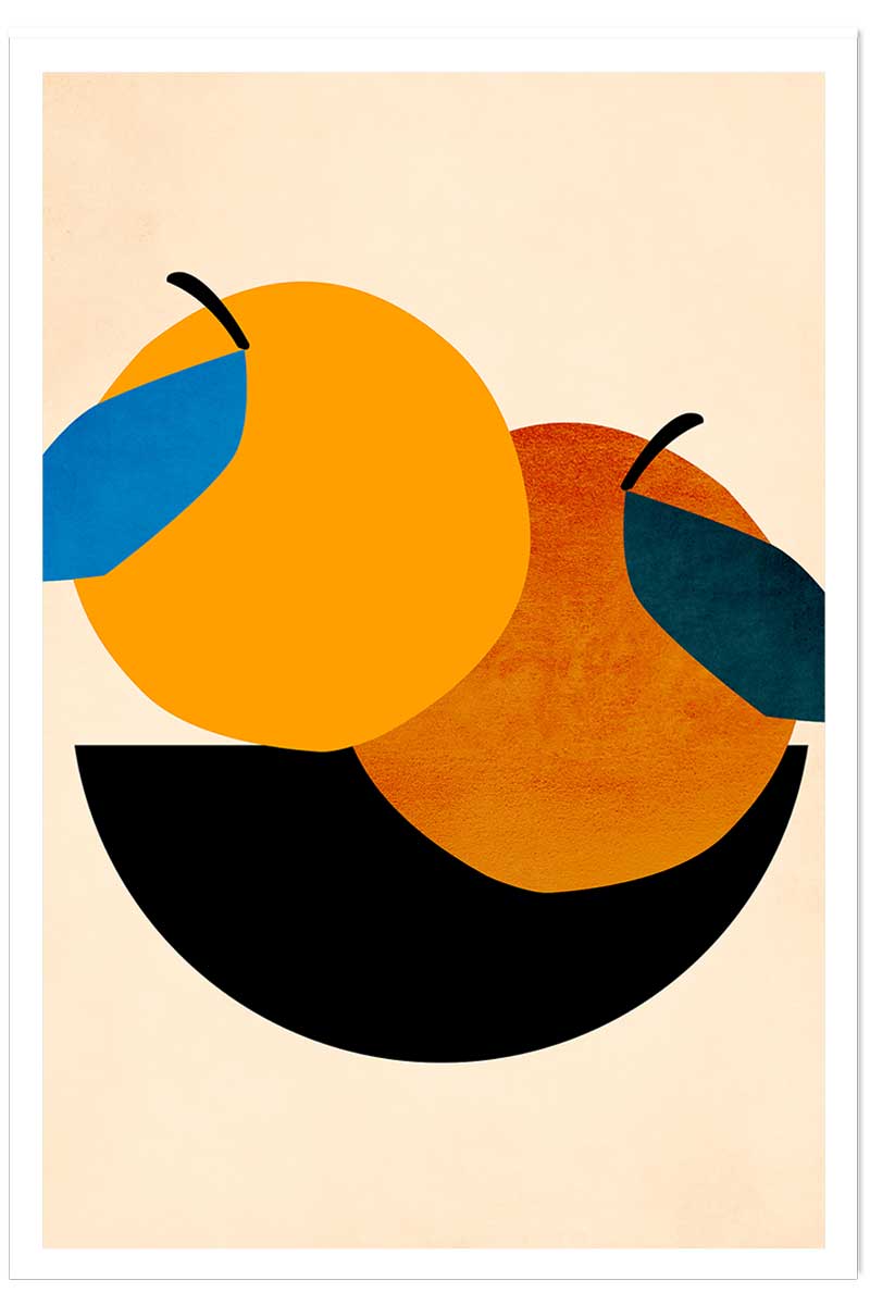 Affiche graphique Pommes, HEXOA