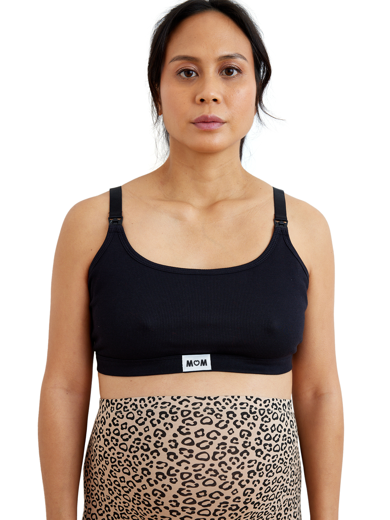 Brassière de grossesse et d'allaitement en coton biologique* Homewear, VERTBAUDET
