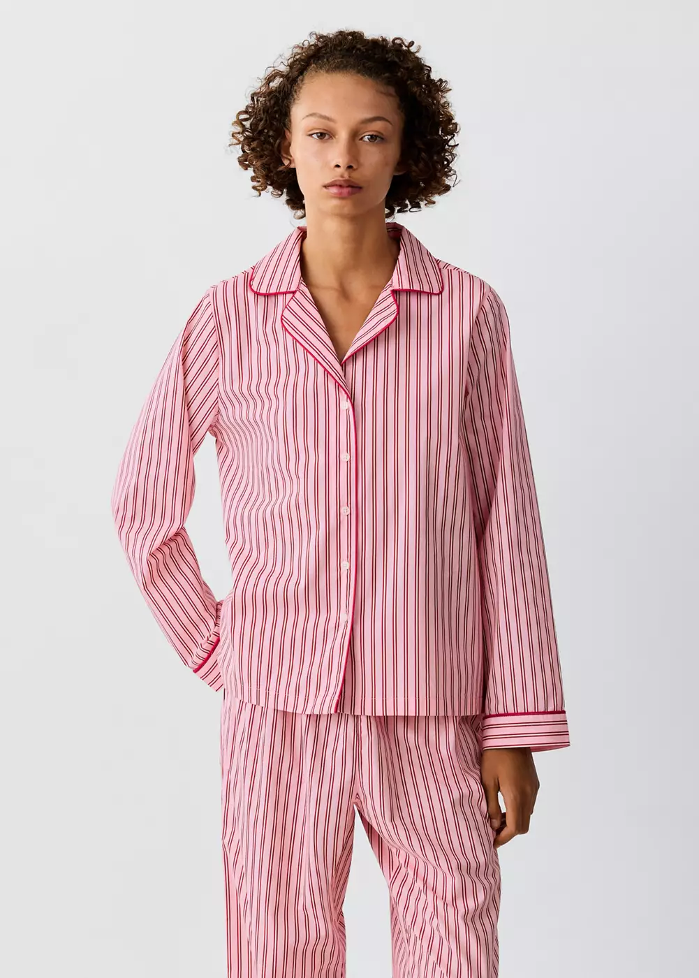 Pyjama coton rayé, MANGO TEEN