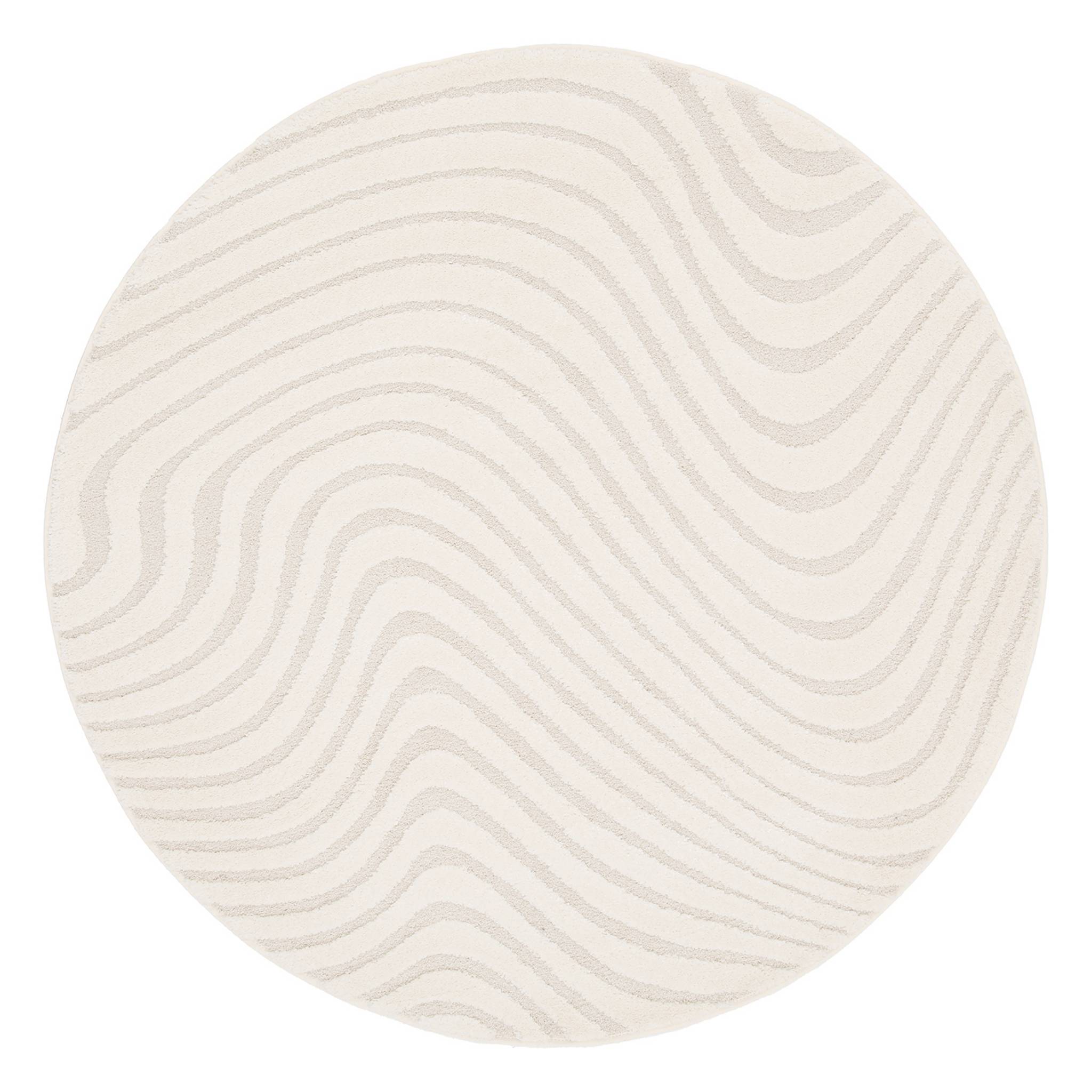 Tapis intérieur rond scandinave CHUCK, SWEEEK