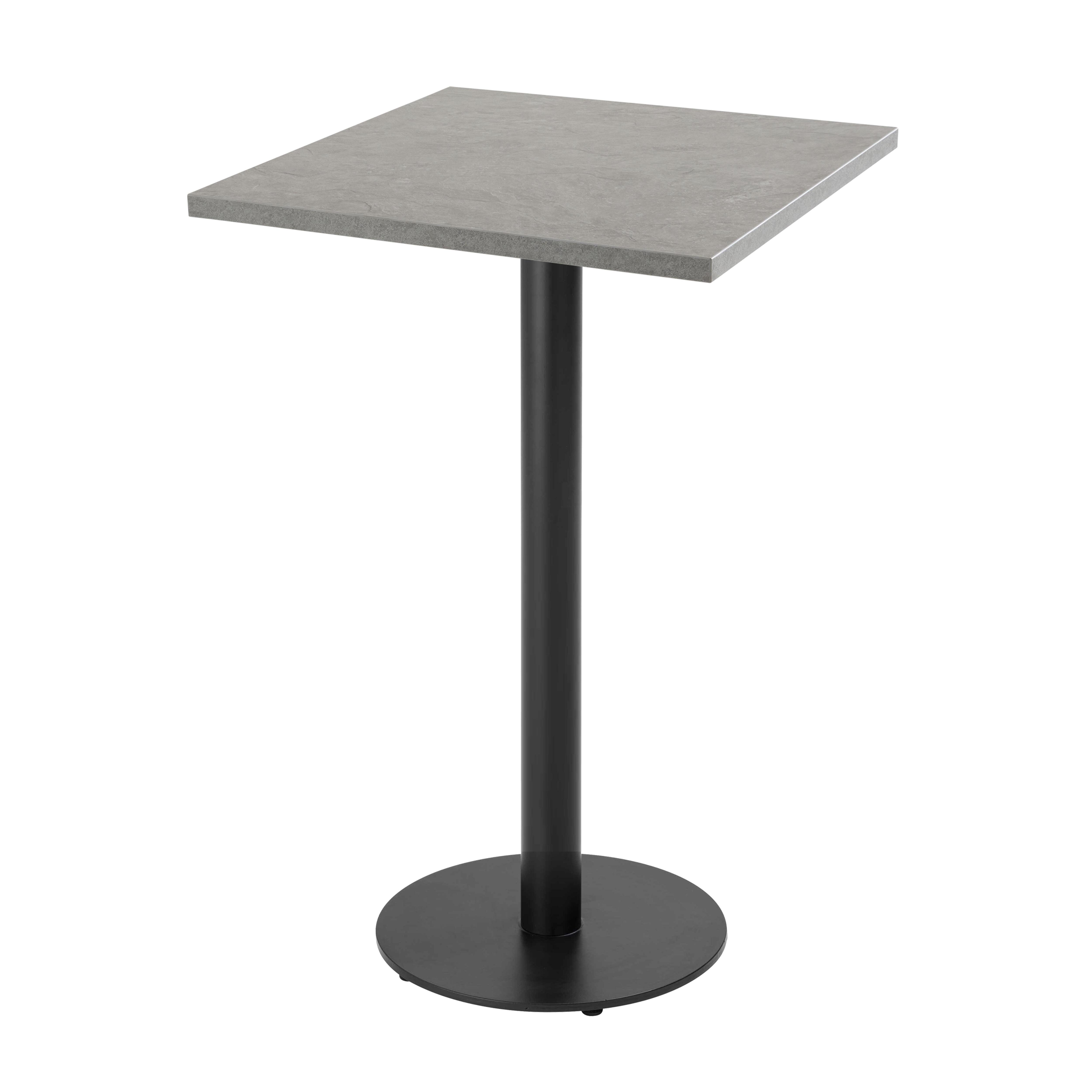 Table haute en aggloméré avec revêtement mélaminé RIVOLI, OVIALA