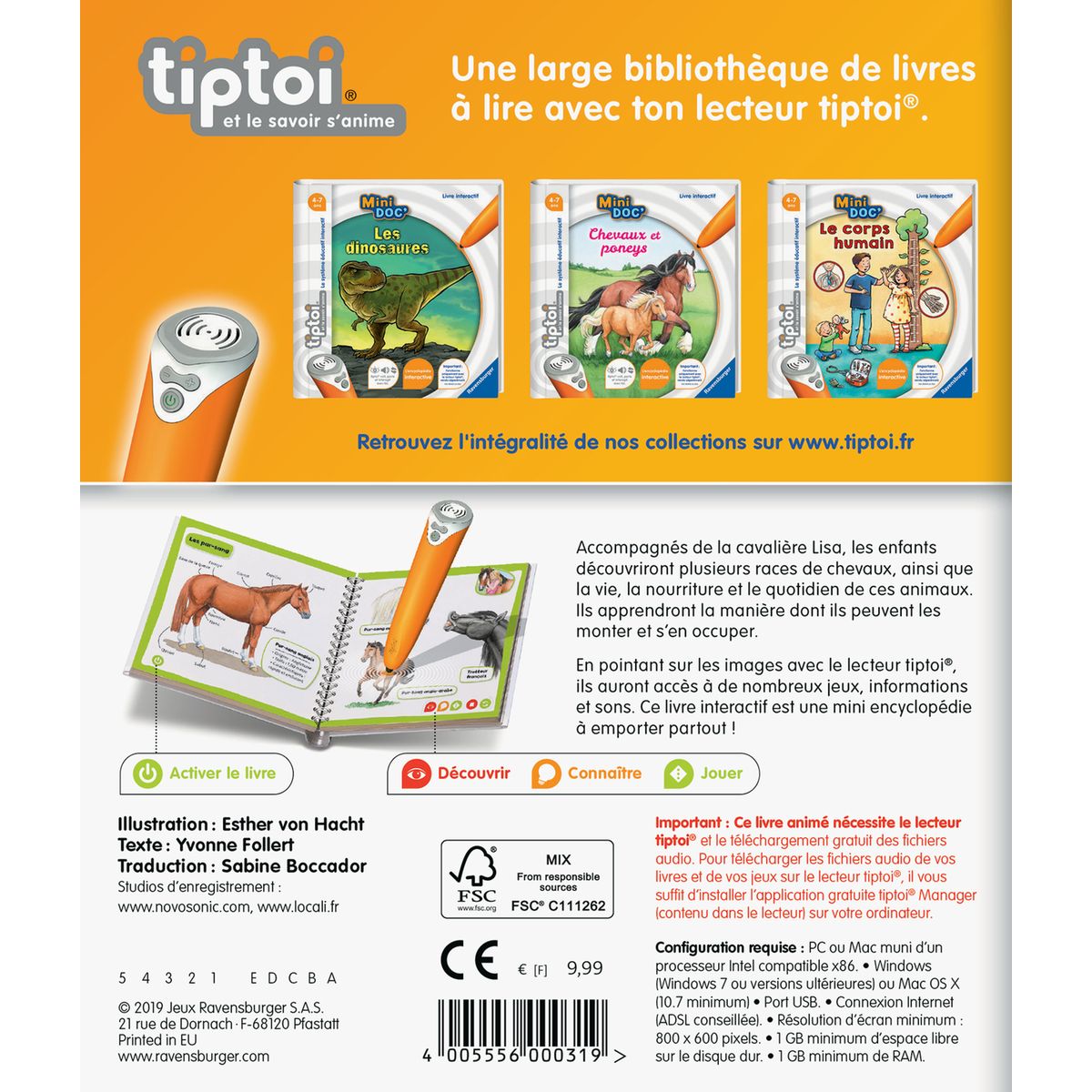 tiptoi® - Mini Doc' - Chevaux et poneys, Livres tiptoi®