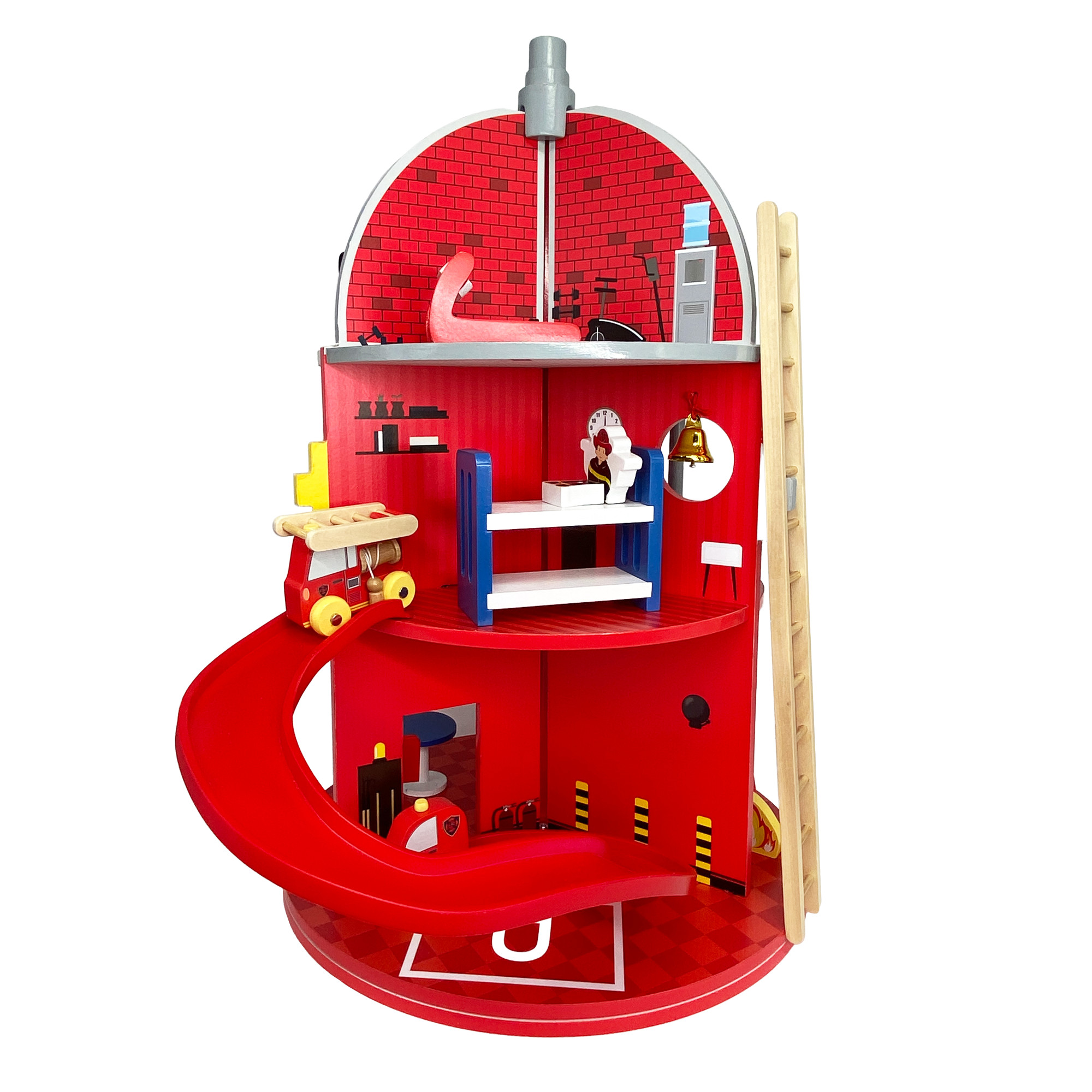 Caserne Pompiers Bois Imaginatif, TEAMSON KIDS