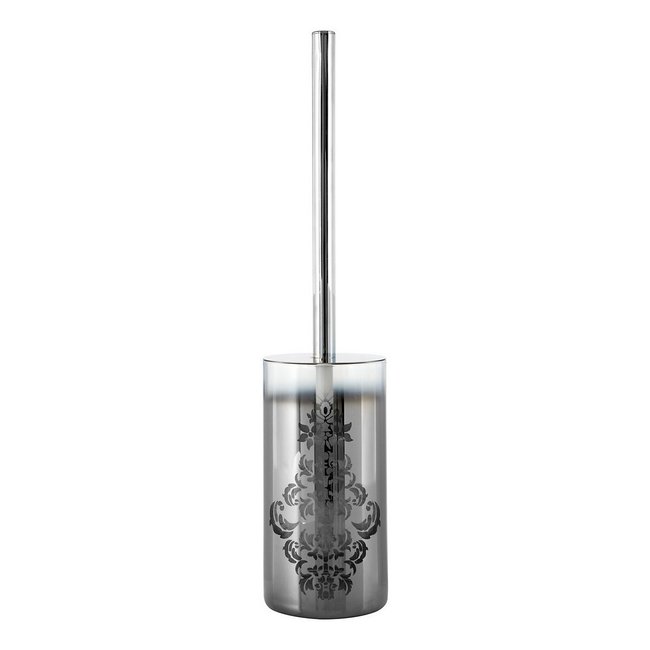 Delicate Leaf Toilet Brush and Holder, silver-coloured, SO'HOME