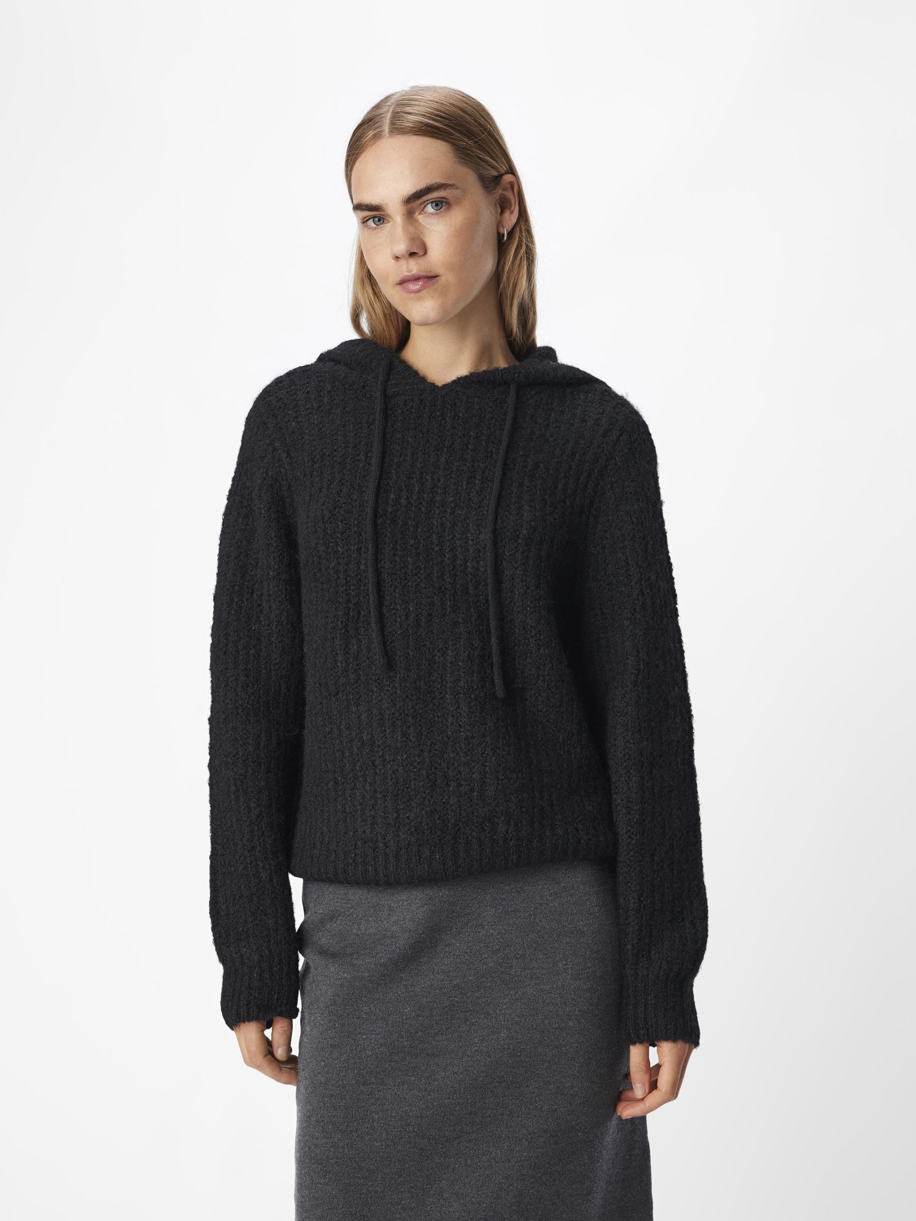 En maille Sweat à capuche, OBJECT