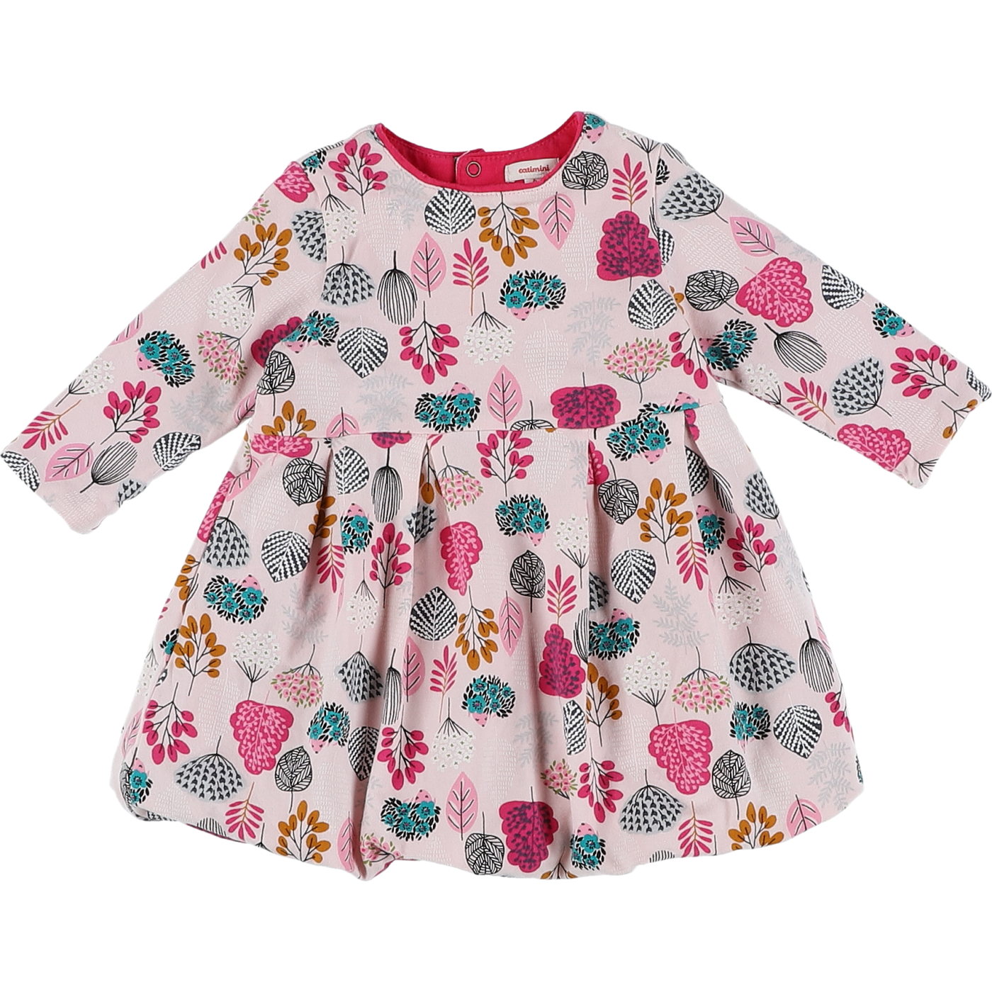 Robe Mi-longue Taille Froncée Bleu Catimini Fille - 2021900-bleu00