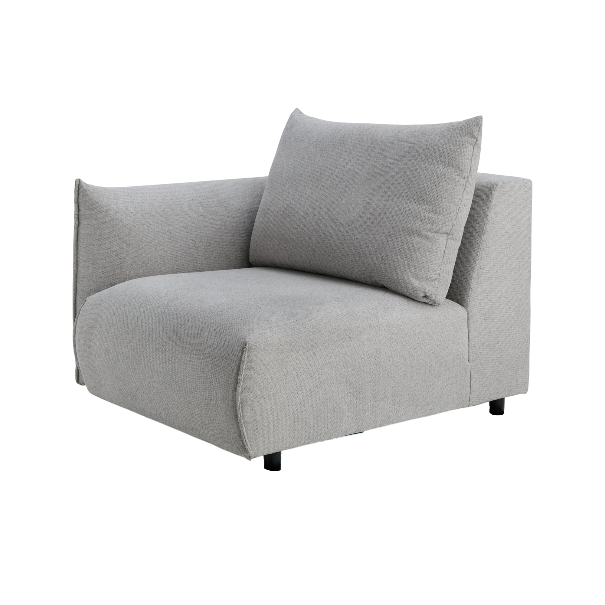 Chauffeuse avec accoudoir pour canapé modulable tissu - SOLAL, CAMIF
