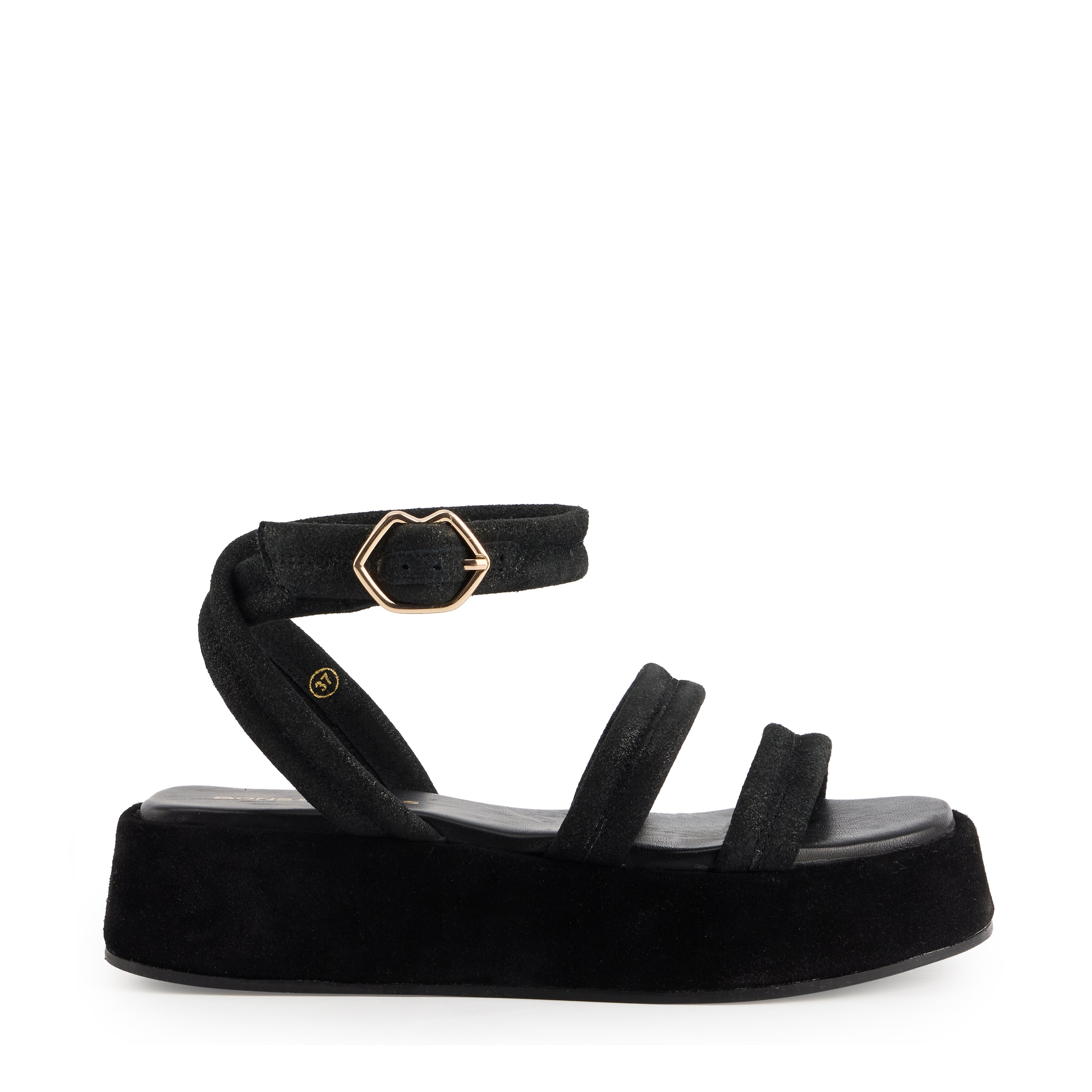 Sandales En Cuir Gorga Cuir Suede, BONS BAISERS