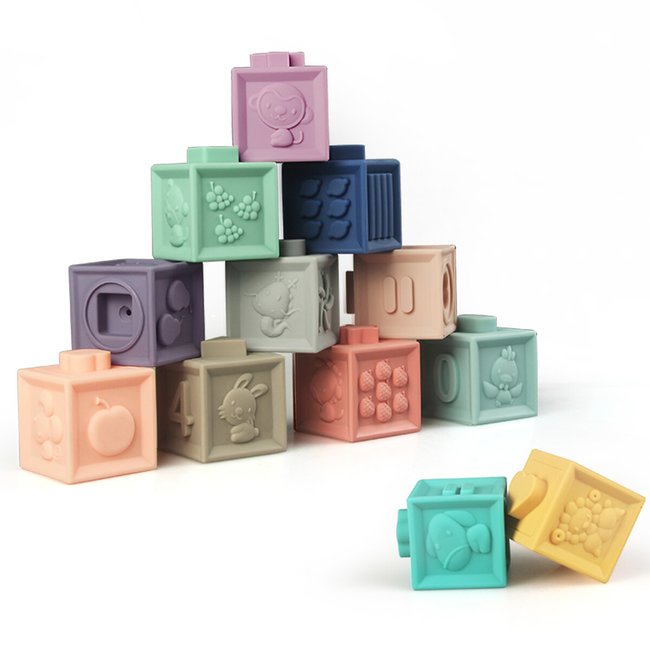 My First Learning Cubes, multi-coloured, BABY TO LOVE