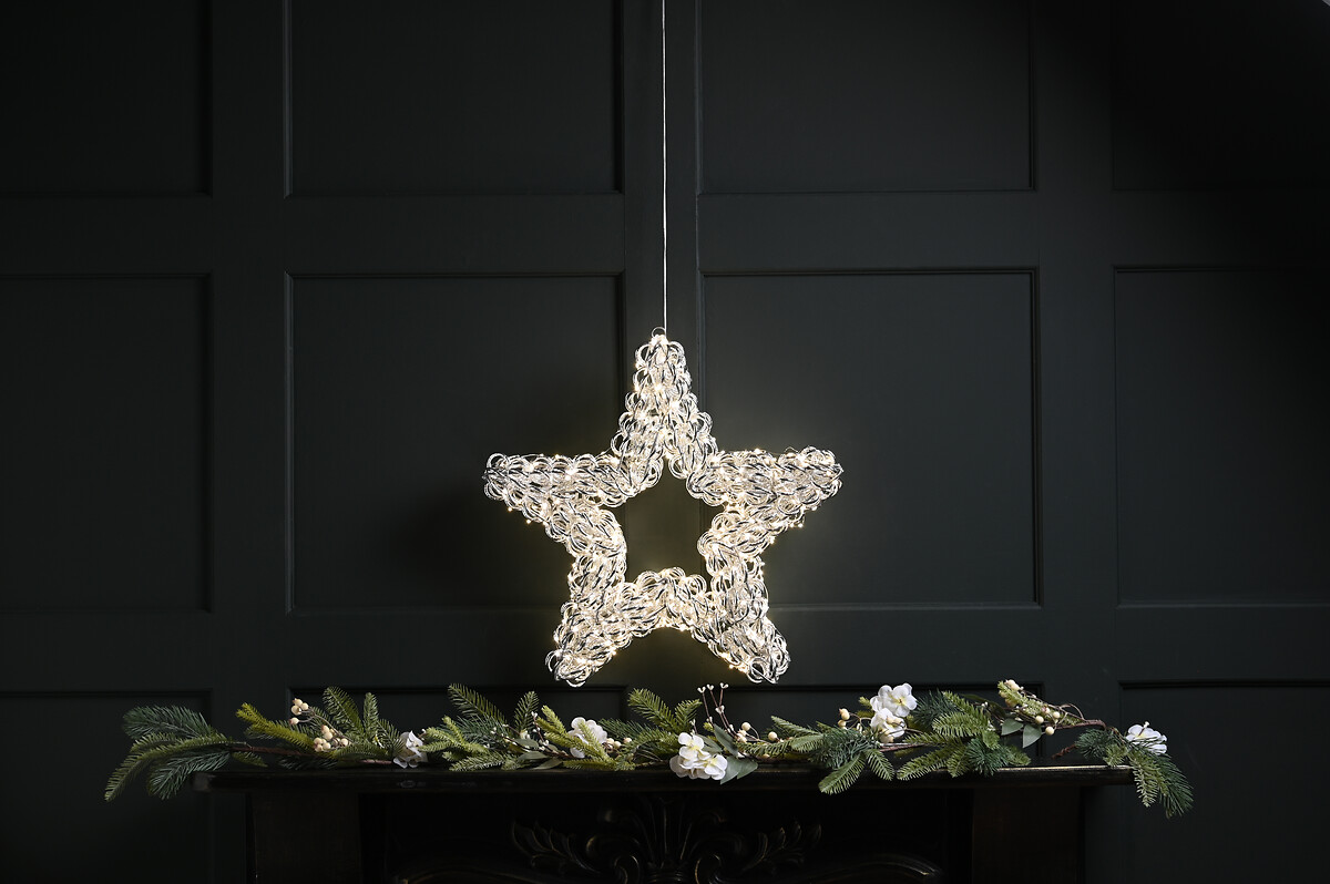 50cm Spiral Twirl Star Decorative Light, SO'HOME