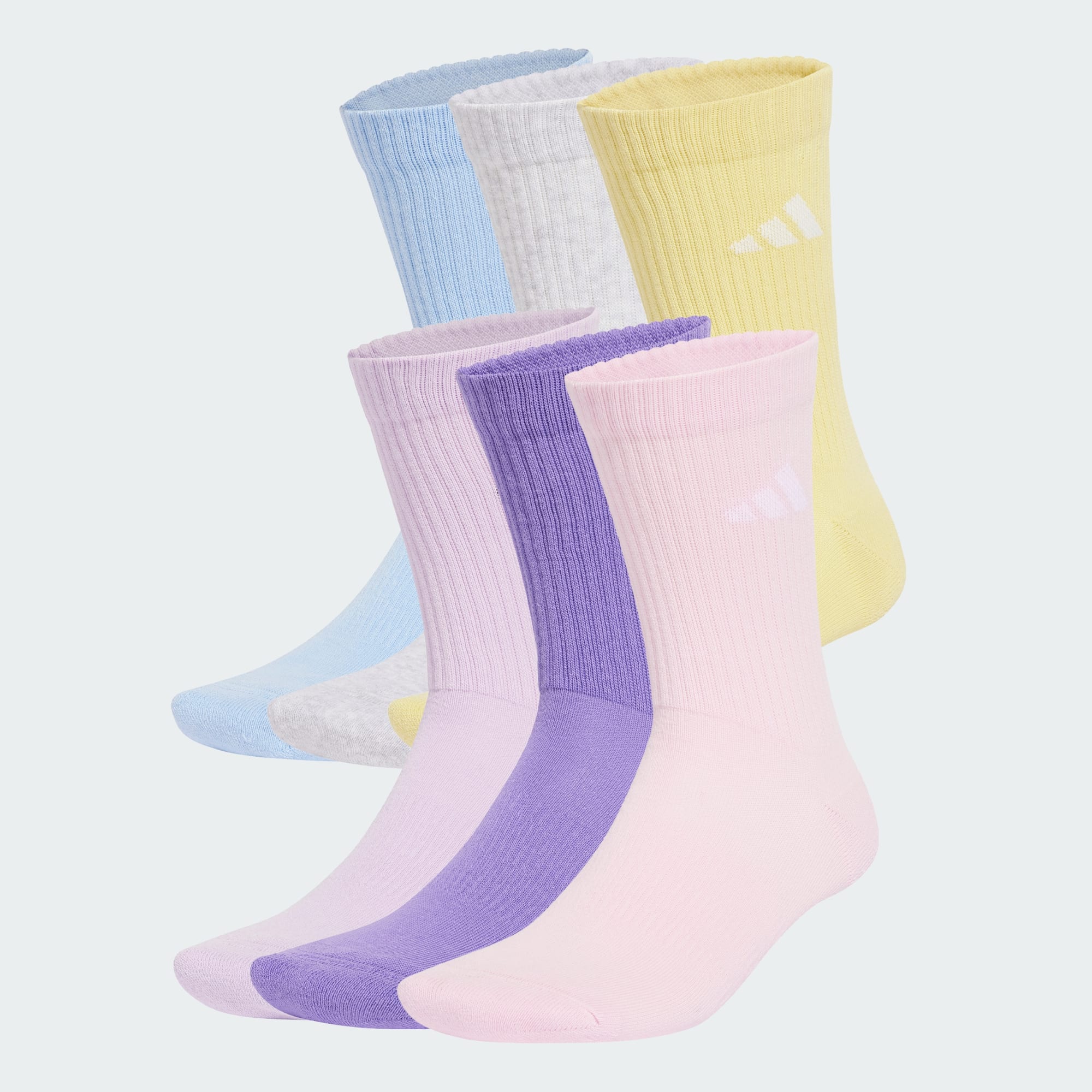 Lot de 6 paires de chaussettes hautes, adidas Performance