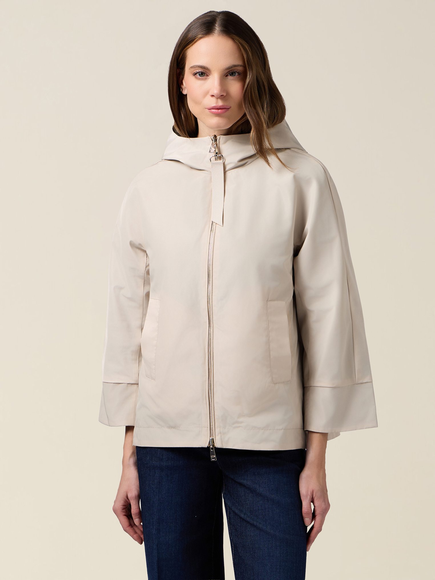 Parka court réversible avec capuche, OLTRE