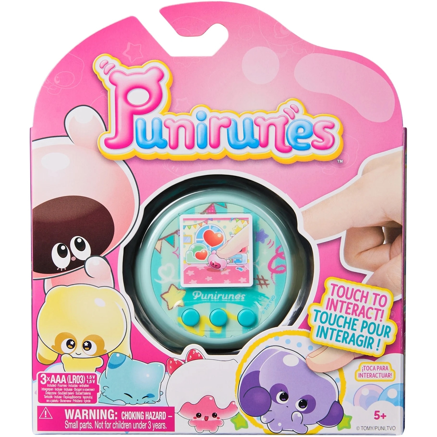 PUNIRUNES - Animaux Interactifs - Jeu tactile avec animaux digitaux, SPIN MASTER