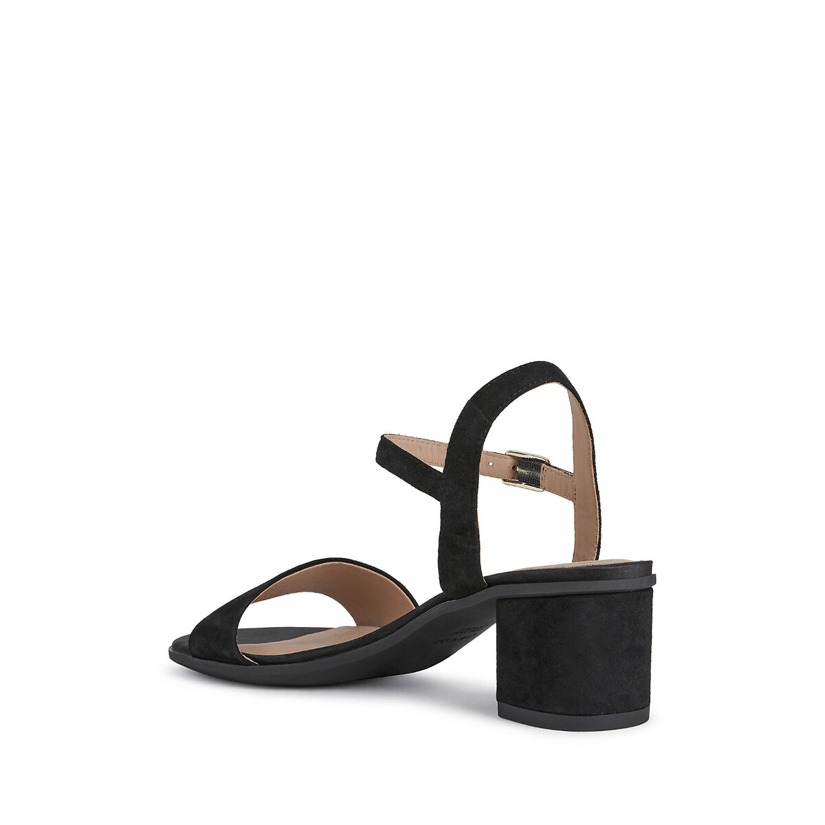 GEOX Sandalias de piel con tacón ancho — photo 3