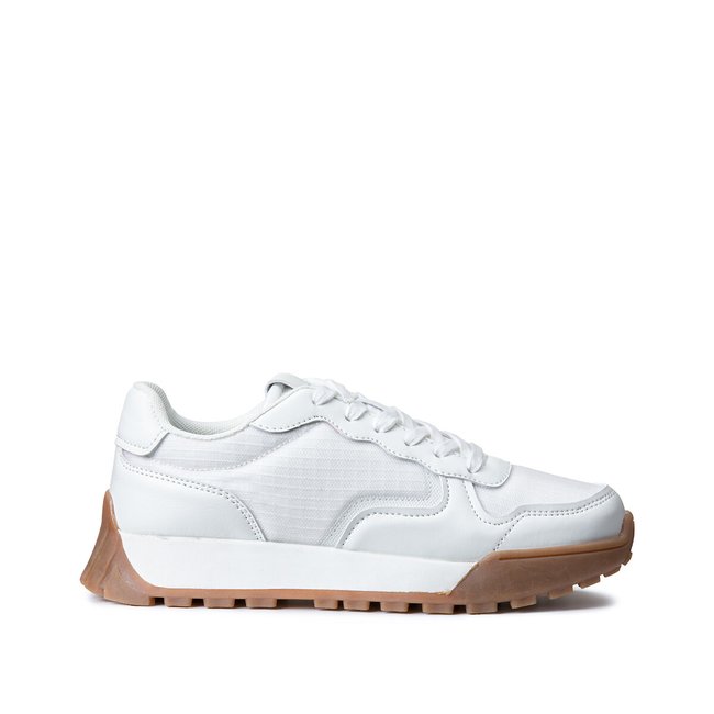 Low top trainers, white, La Redoute Collections | La Redoute