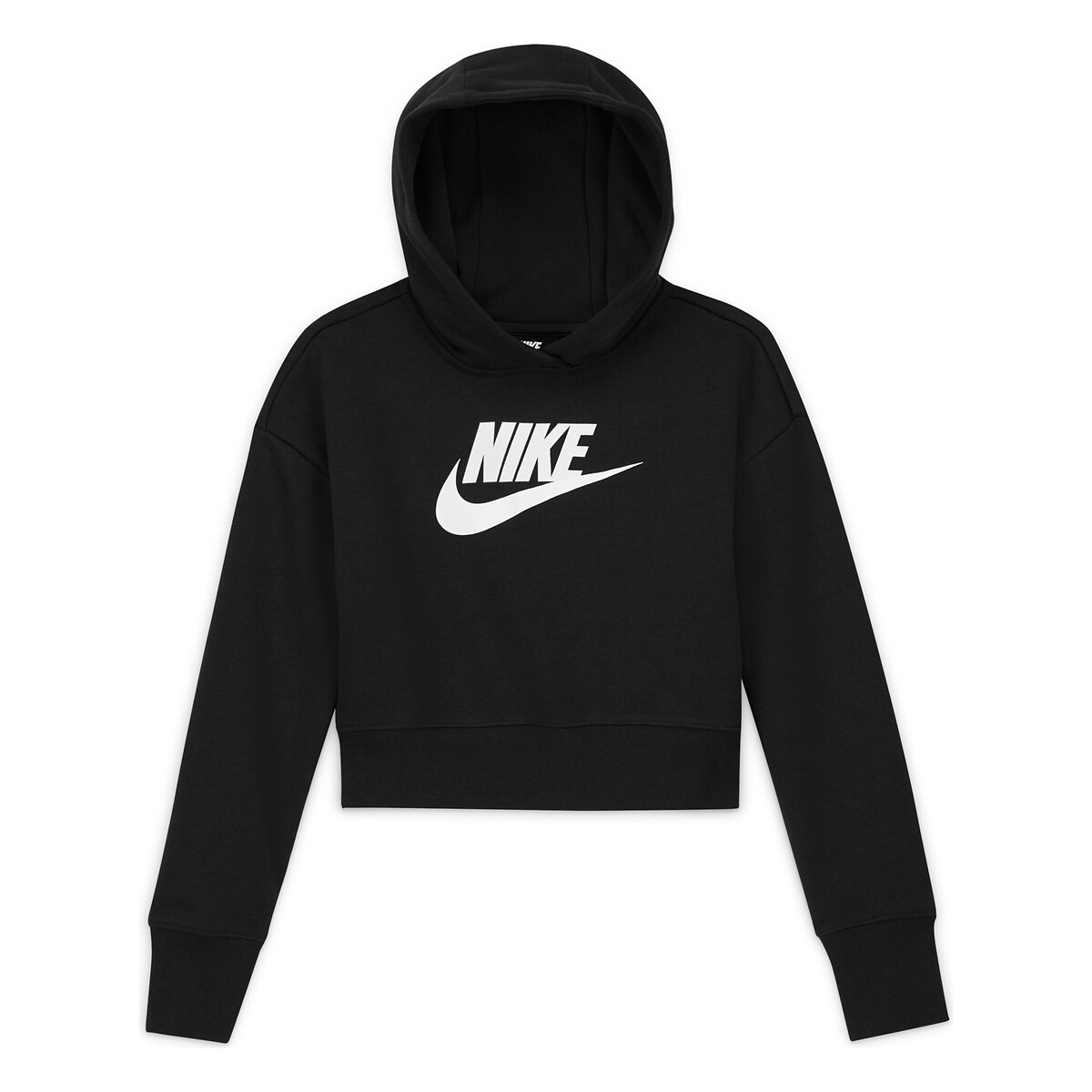 Image of Cotton Mix Cropped Hoodie, 6-16 Years
