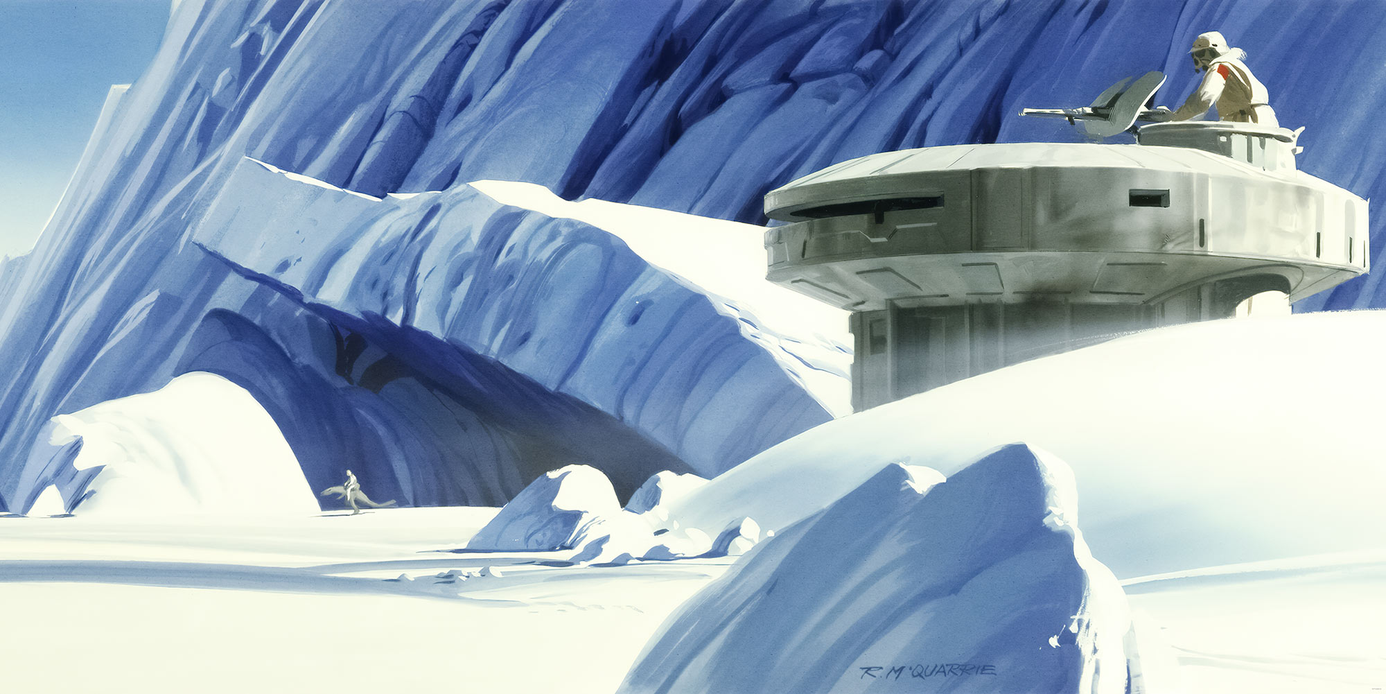 Papier peint Komar - Star Wars Classic RMQ Hoth Echo Base - 500 x 250 cm, HEXOA