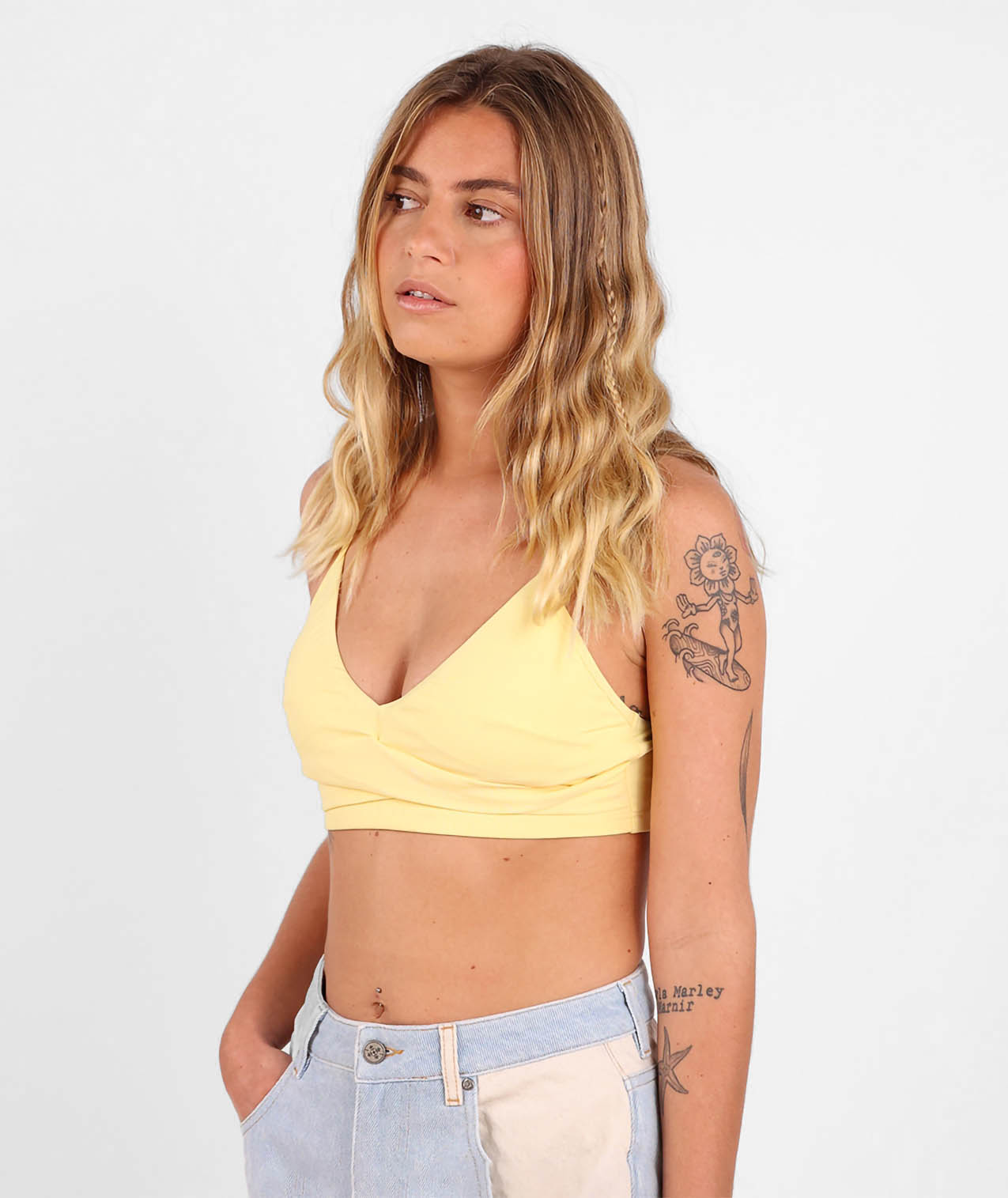 Brassière drapée unie NORONHA, OXBOW