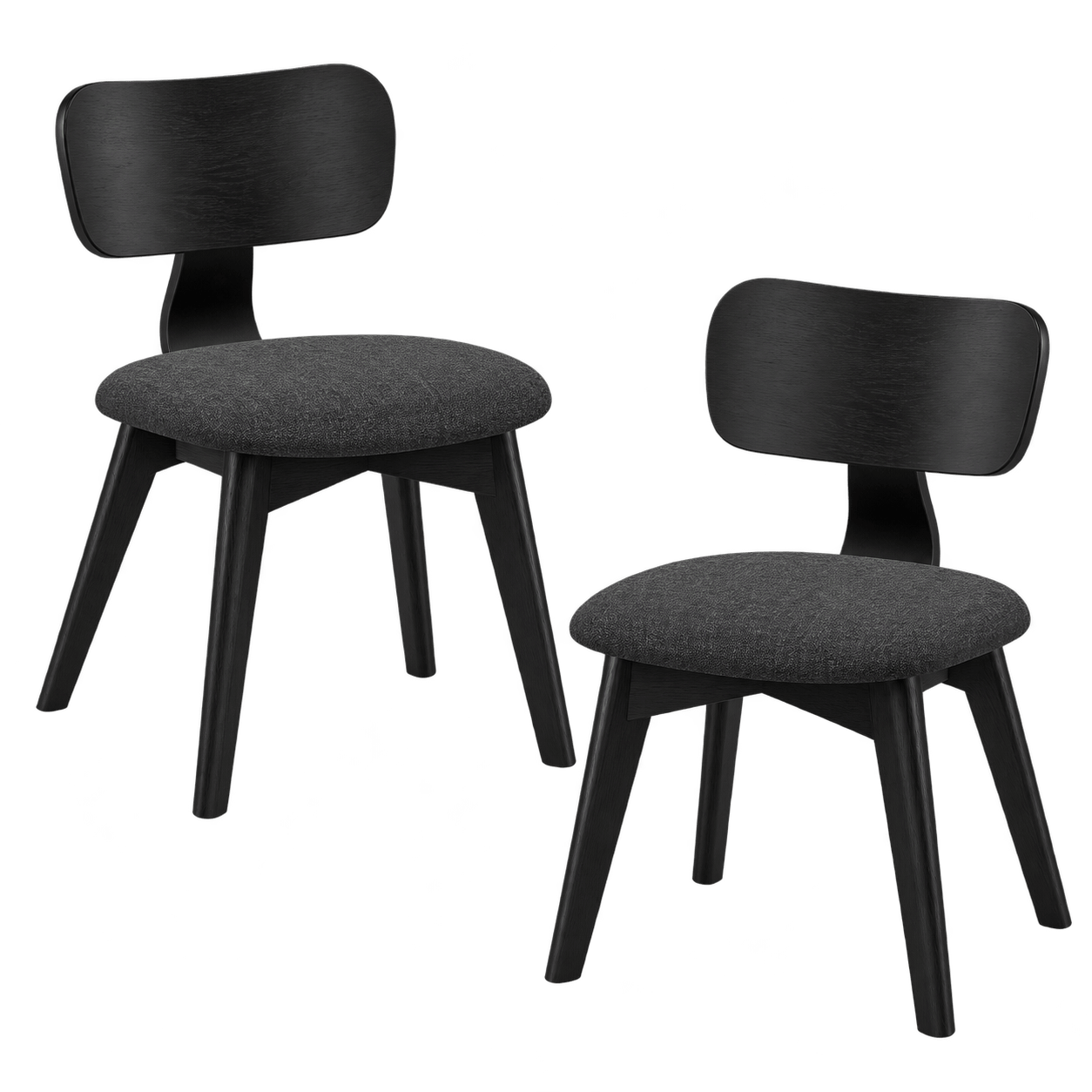 Chaise design moderne en bois (lot de 2) ORBE, PIER IMPORT