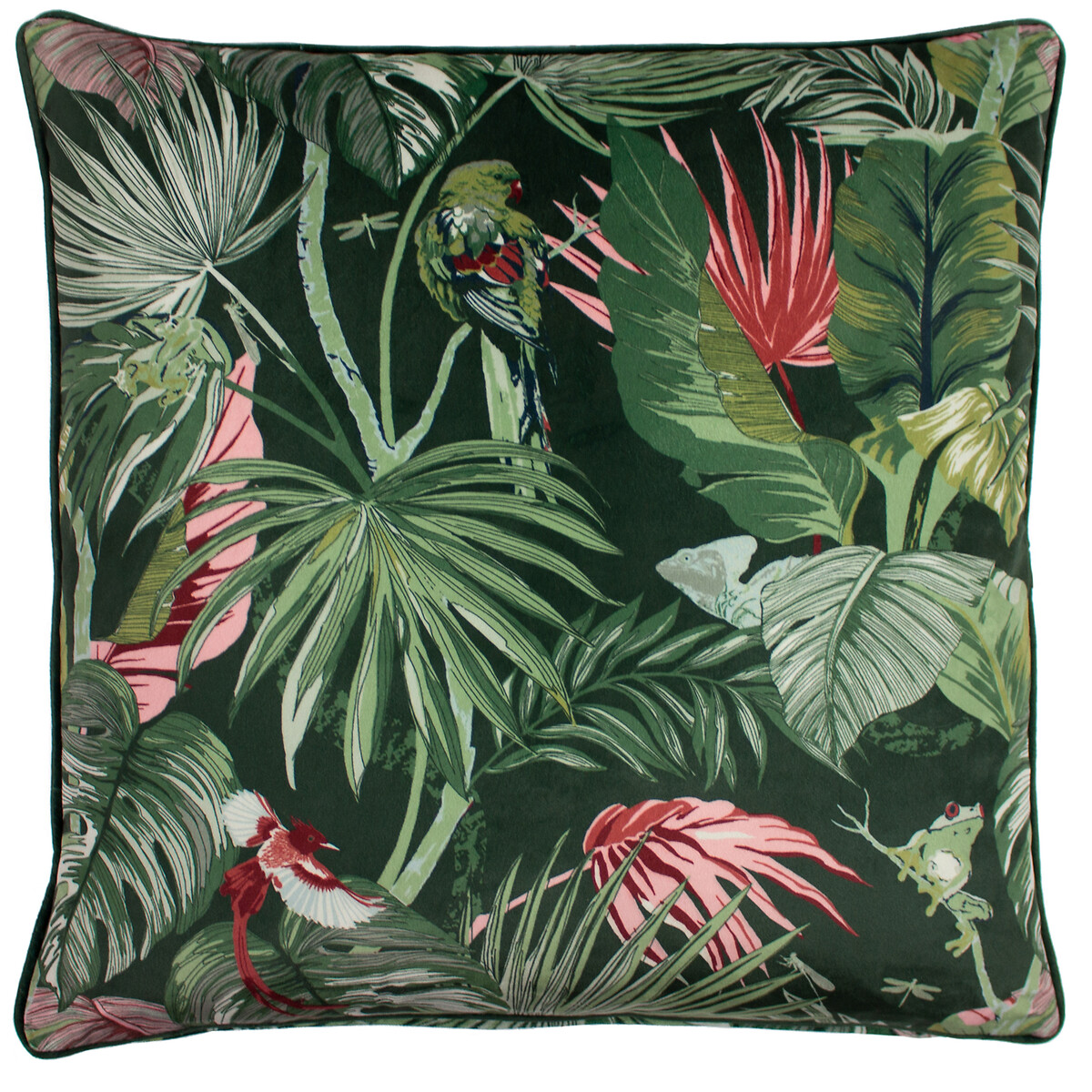 Amazon Creatures Tropical Filled Cushion, PAOLETTI