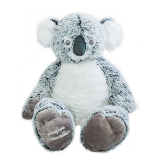 Koda le koala gris 70cm - made in france - peluche géante française gris  Pioupiou Et Merveilles