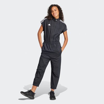 Tiro Woven Loose Jumpsuit with Short Sleeves in Cotton ADIDAS SPORTSWEAR