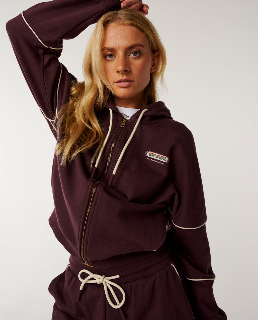 Sweat à capuche zippé SINCE 1969 oversize, RIP CURL