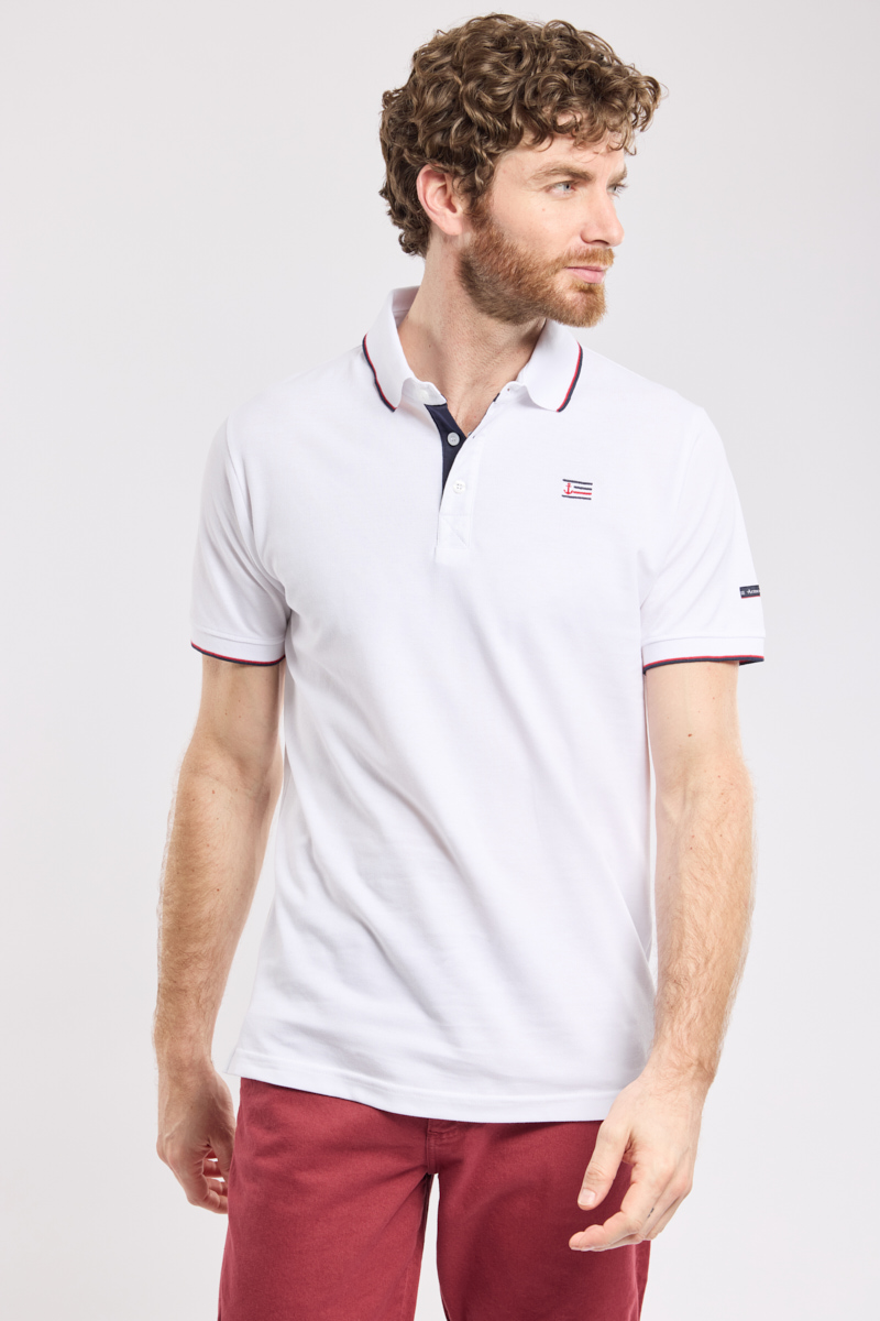 Polo en maille piquée SPÉZET, ARMOR-LUX