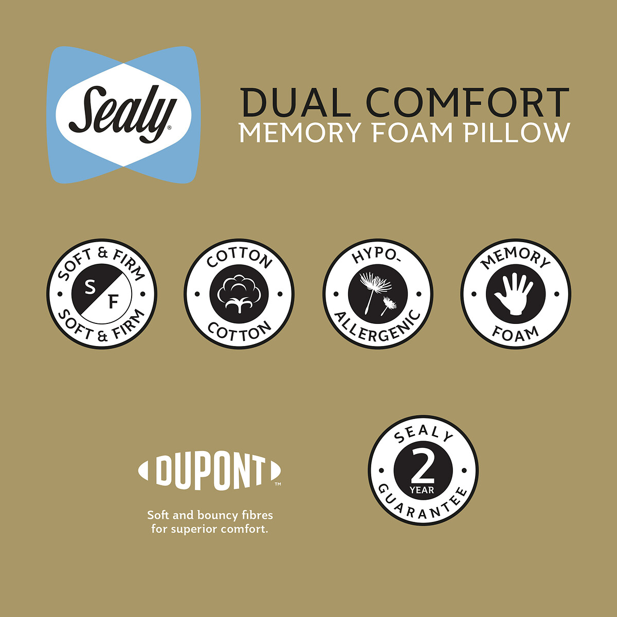 Sealy dual shop comfort pillow