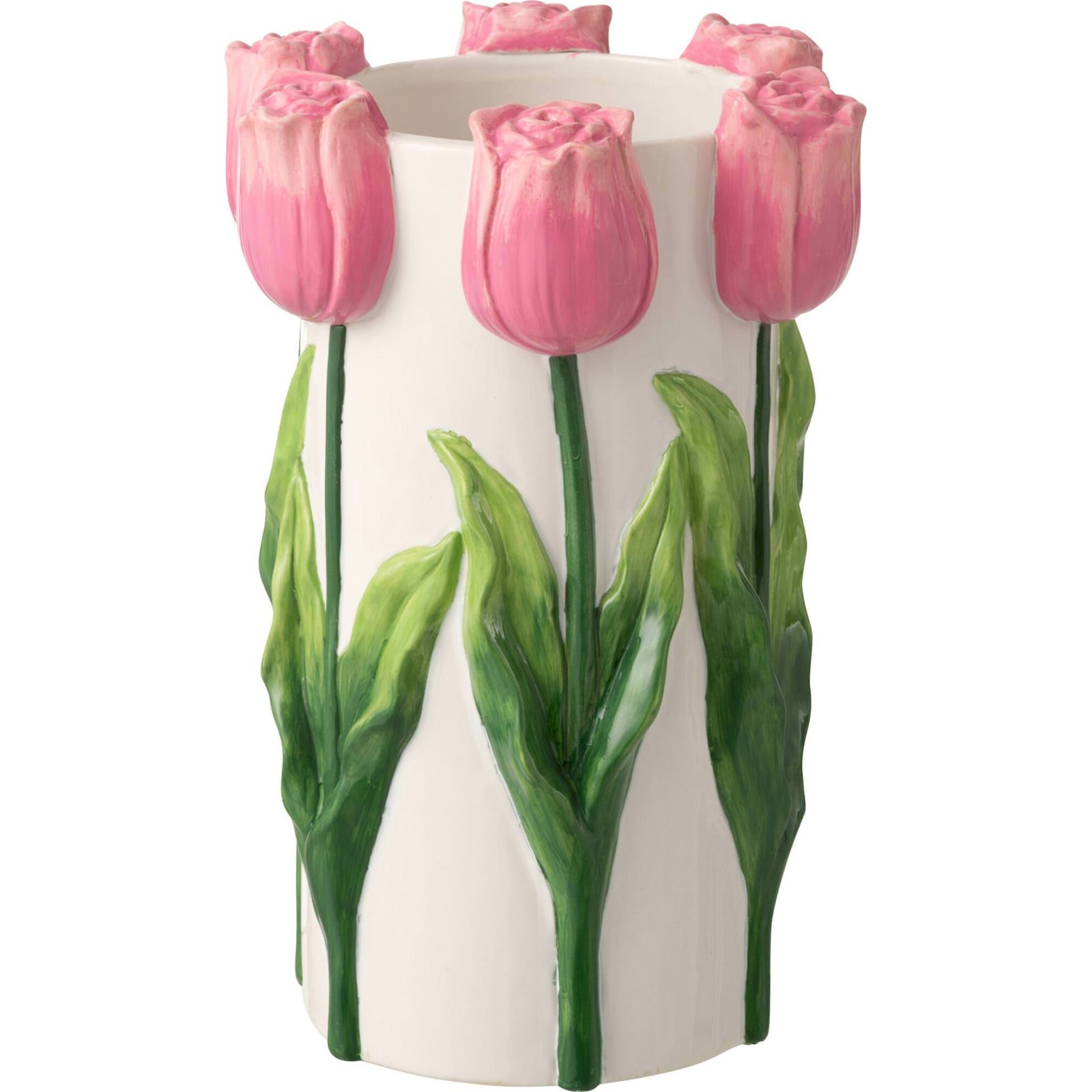 Vase en poterie forme tulipe, RECOLLECTION