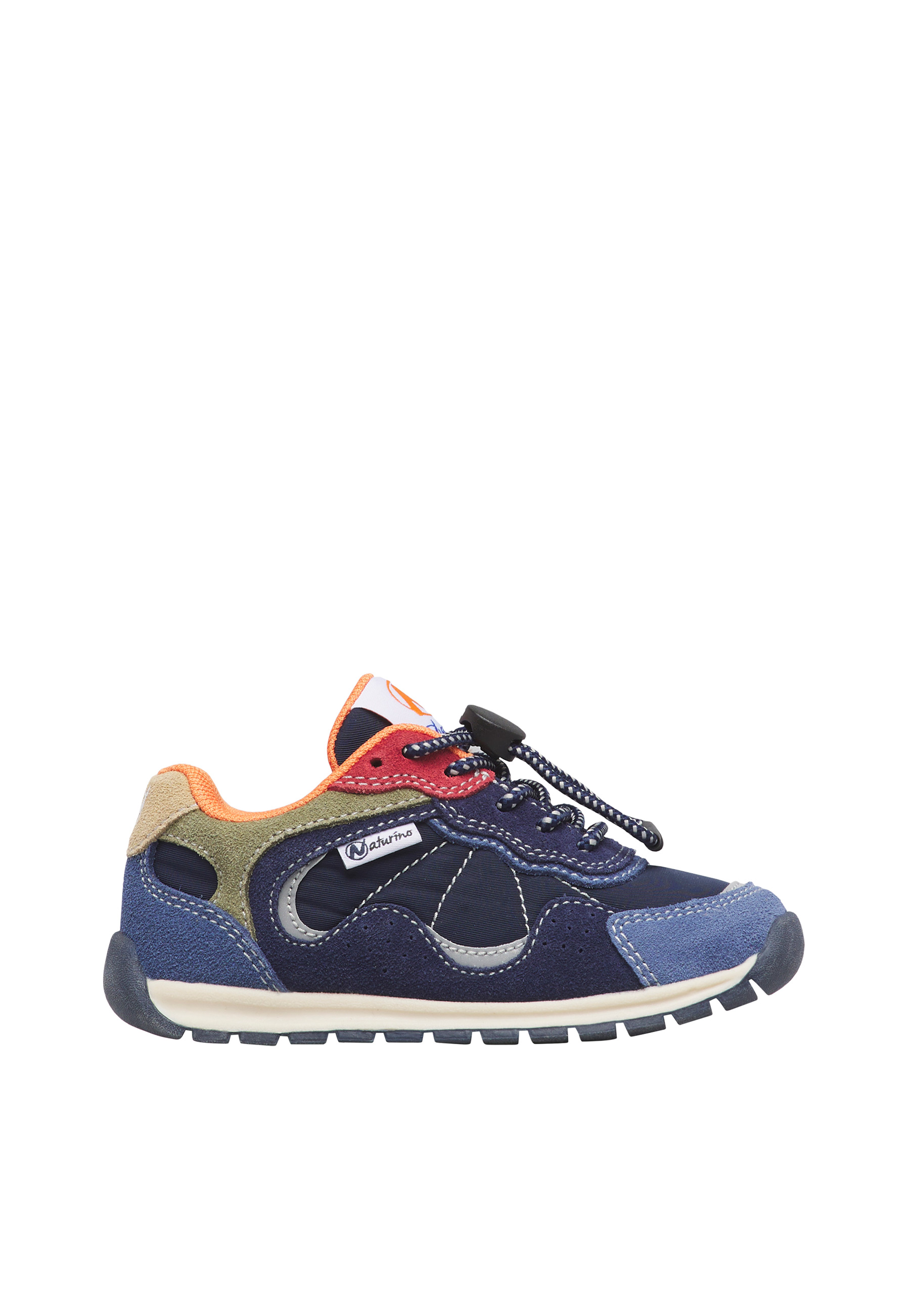 Sneakers en cuir et tissu MANSK., NATURINO