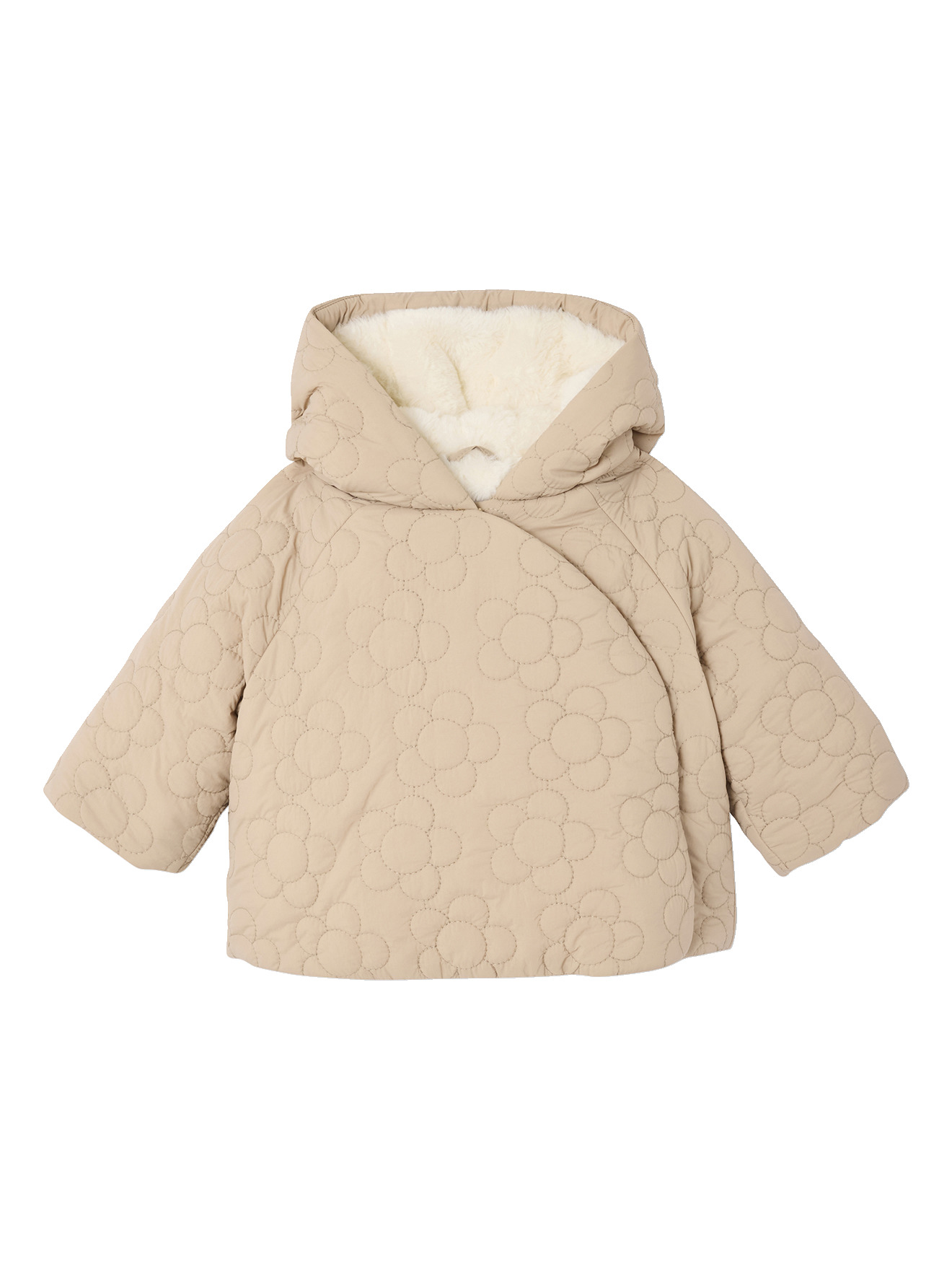 Manteau matelassé fantaisie bébé, VERTBAUDET