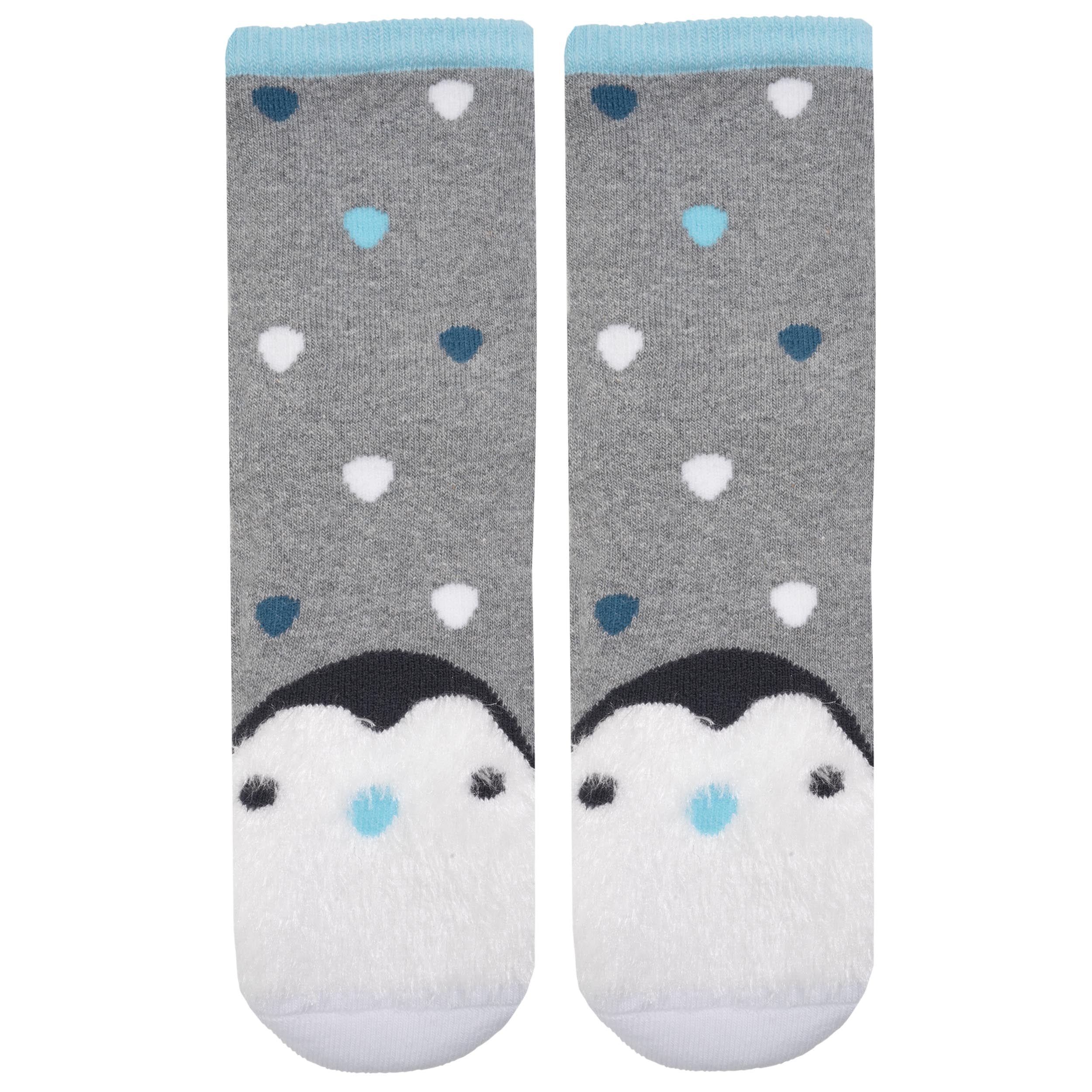 Chaussettes anti-dérapantes pingouin - coton, ISOTONER