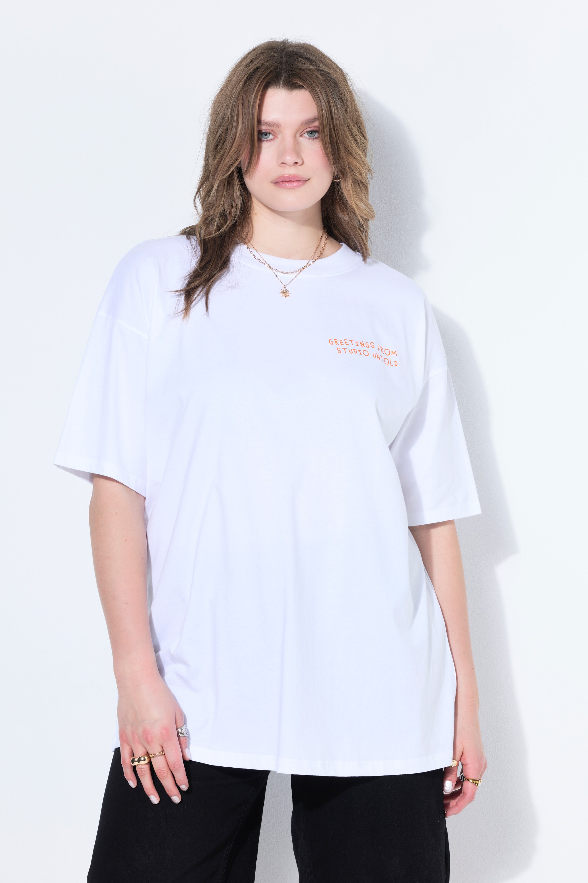T-shirt oversize, grand imprimé XL au dos, STUDIO UNTOLD