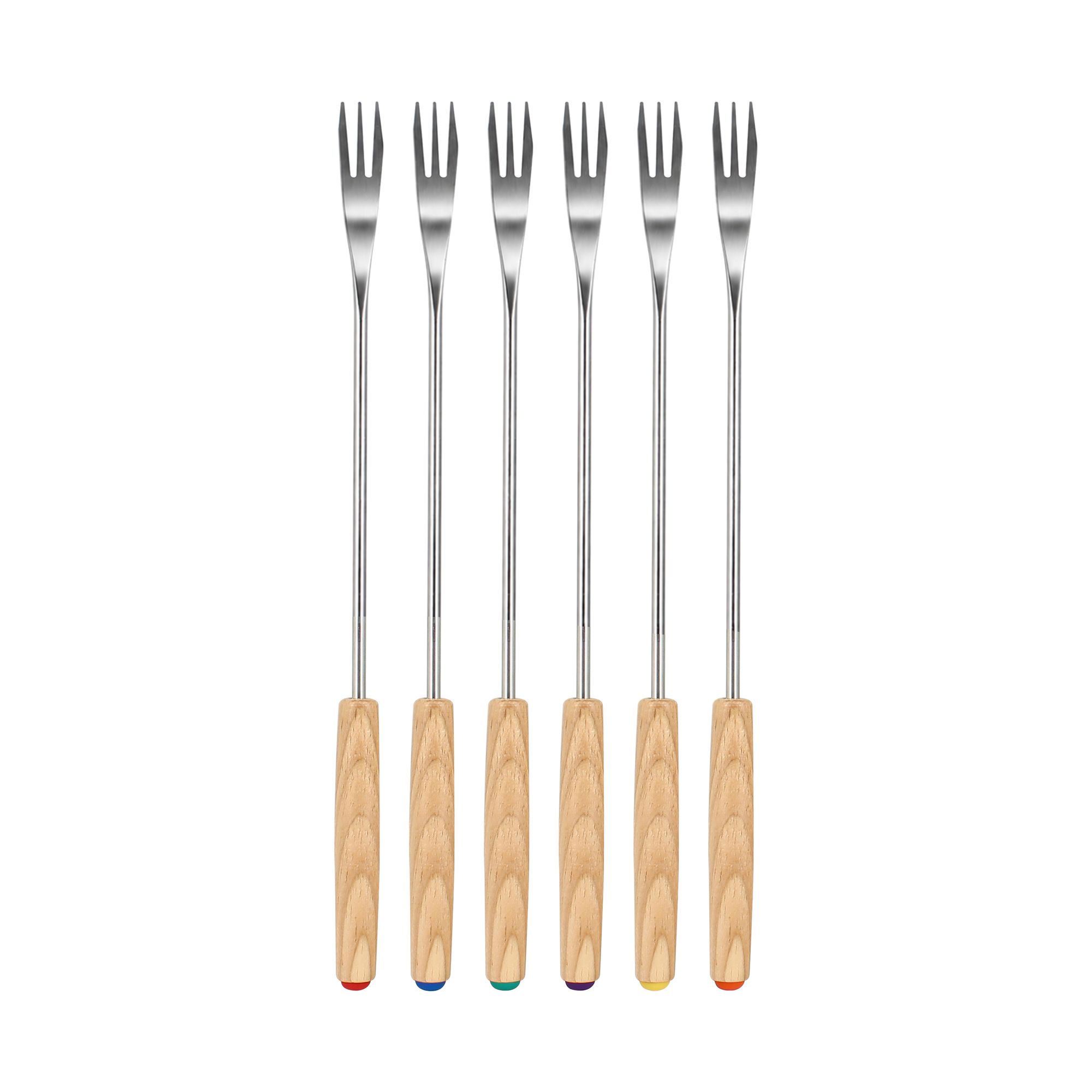 Lot de 6 fourchettes à fondue, MONTAGNE, MENASTYL