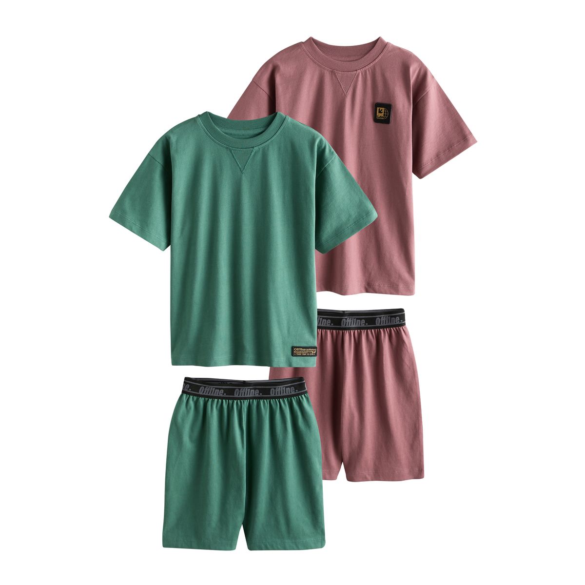 Pyjama short, lot de 2, NEXT