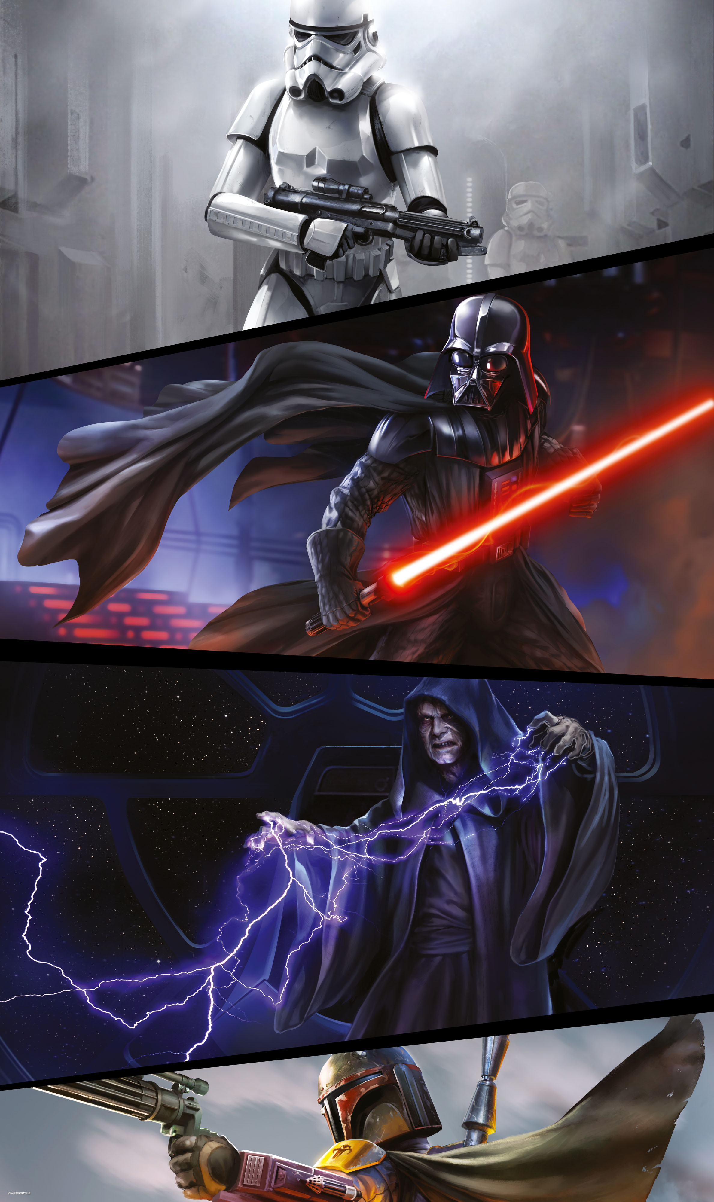 Papier peint Komar - Star Wars Moments Imperials - 120 x 200 cm, HEXOA